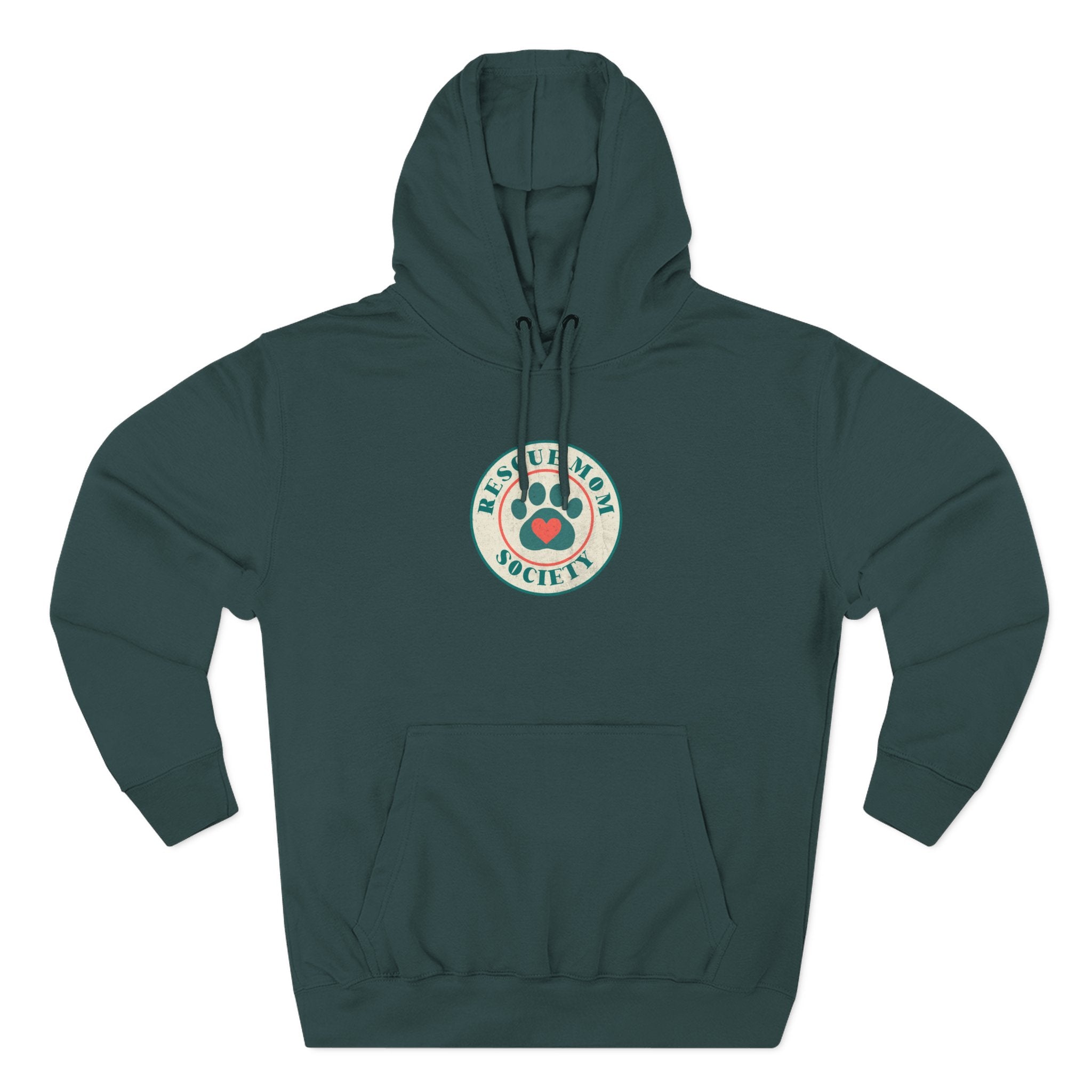 Rescue Society Retro Pet Lover Hoodie - Distressed Graphic