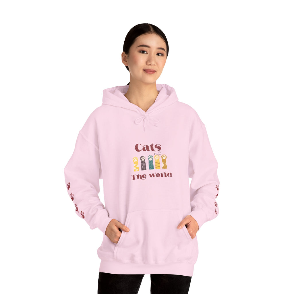 Retro Funny Cat Lover Hoodie — Vintage Style Cat Graphic Sweatshirt