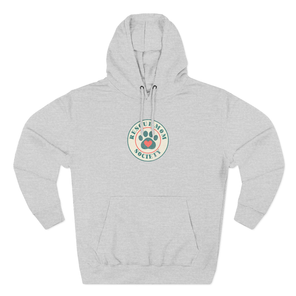 Rescue Society Retro Pet Lover Hoodie - Distressed Graphic