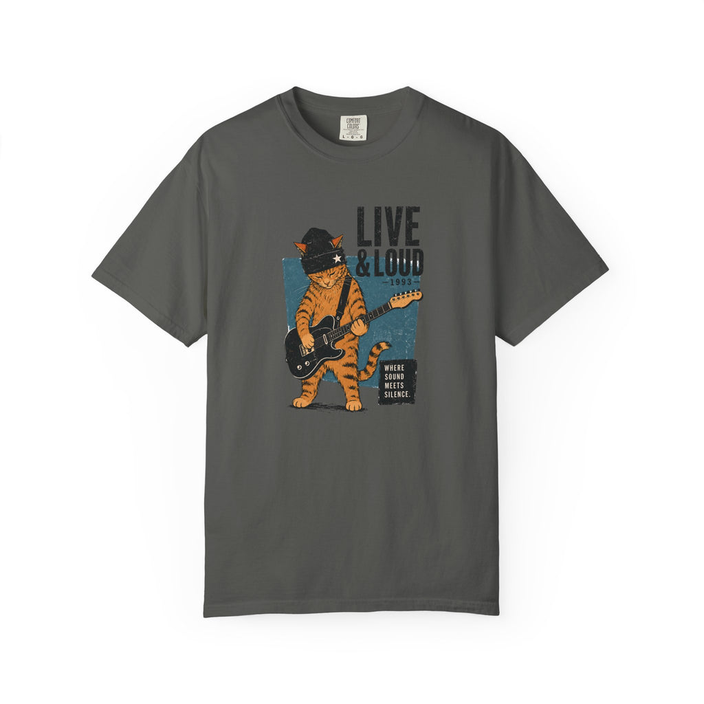 Live & Loud Cat T-Shirt