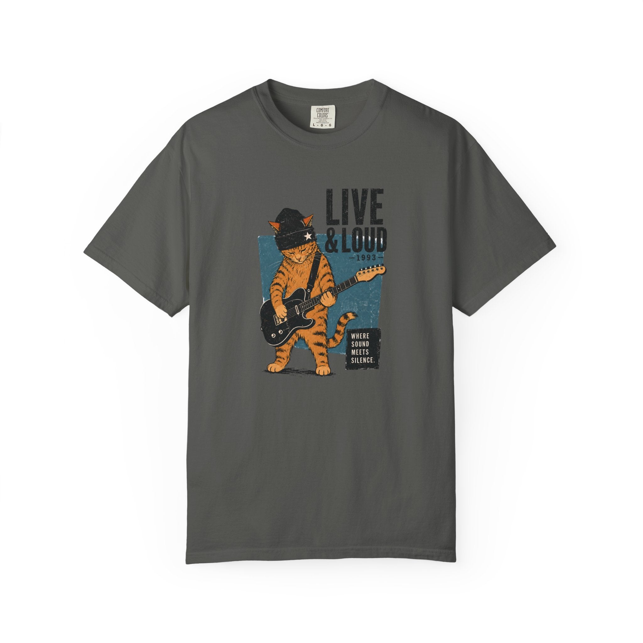Live & Loud Cat T-Shirt
