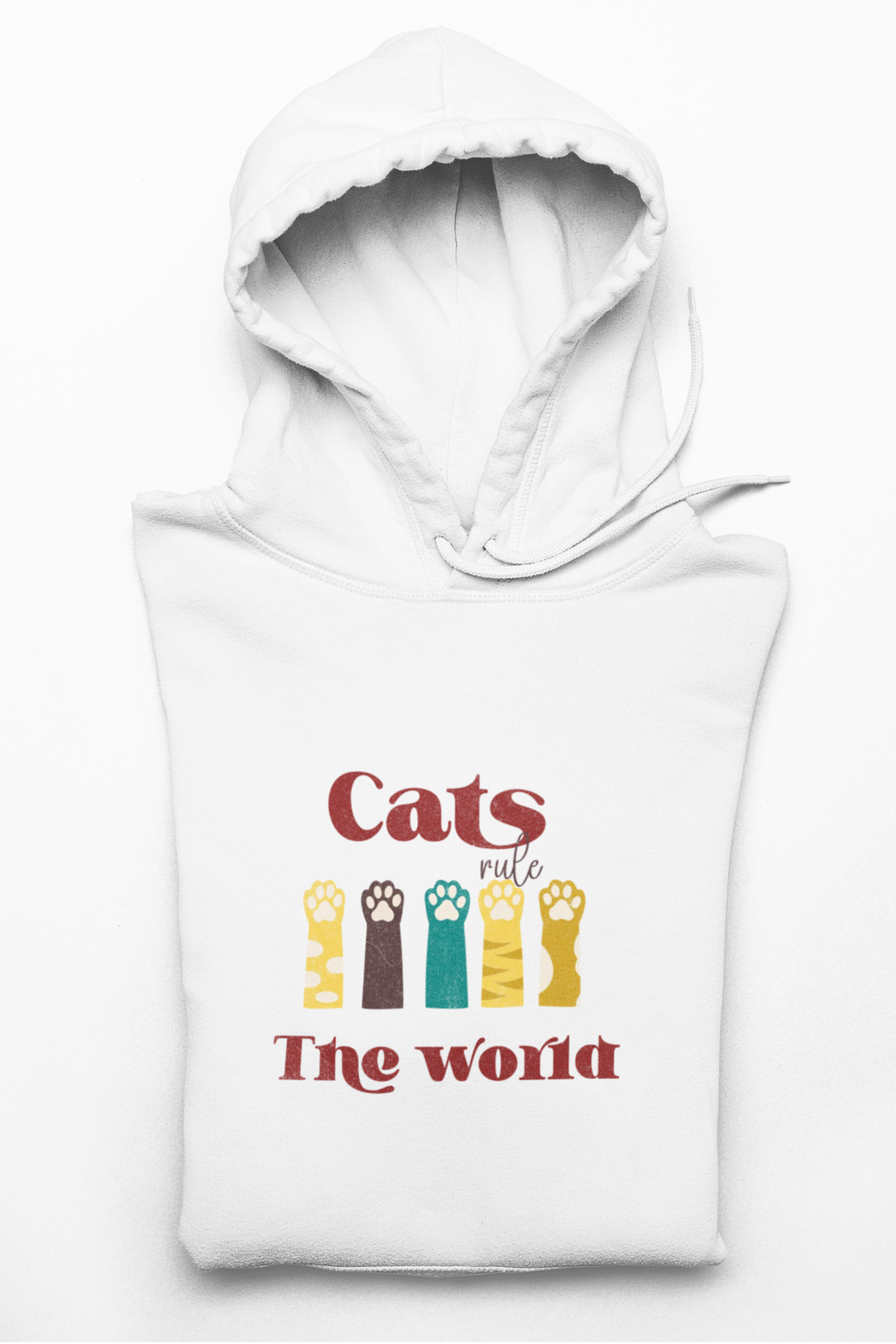 Cat Lover Hoodie — Retro Style Cat Graphic