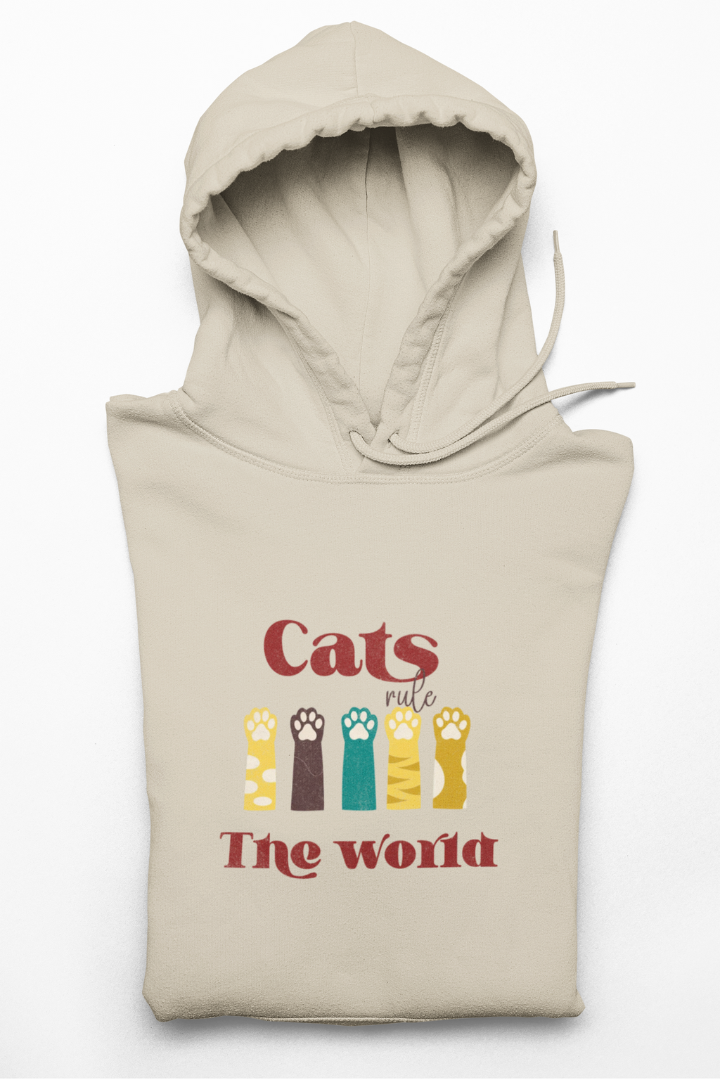 Cat Lover Hoodie — Retro Style Cat Graphic