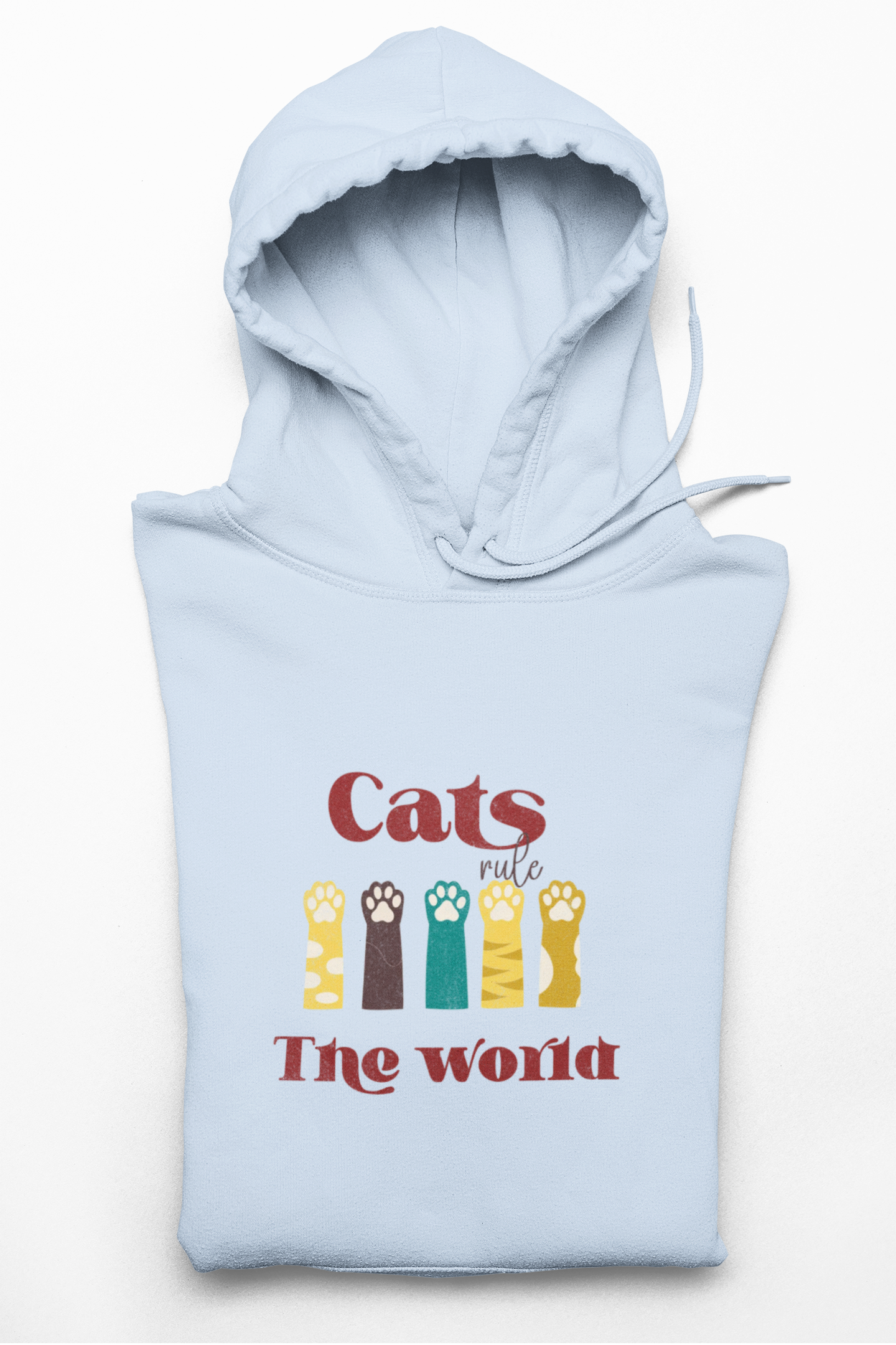 Cat Lover Hoodie — Retro Style Cat Graphic