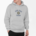Dog Dad Retro Hoodie — Three-Panel Fleece, Vintage Style "Dog Dad Lover"