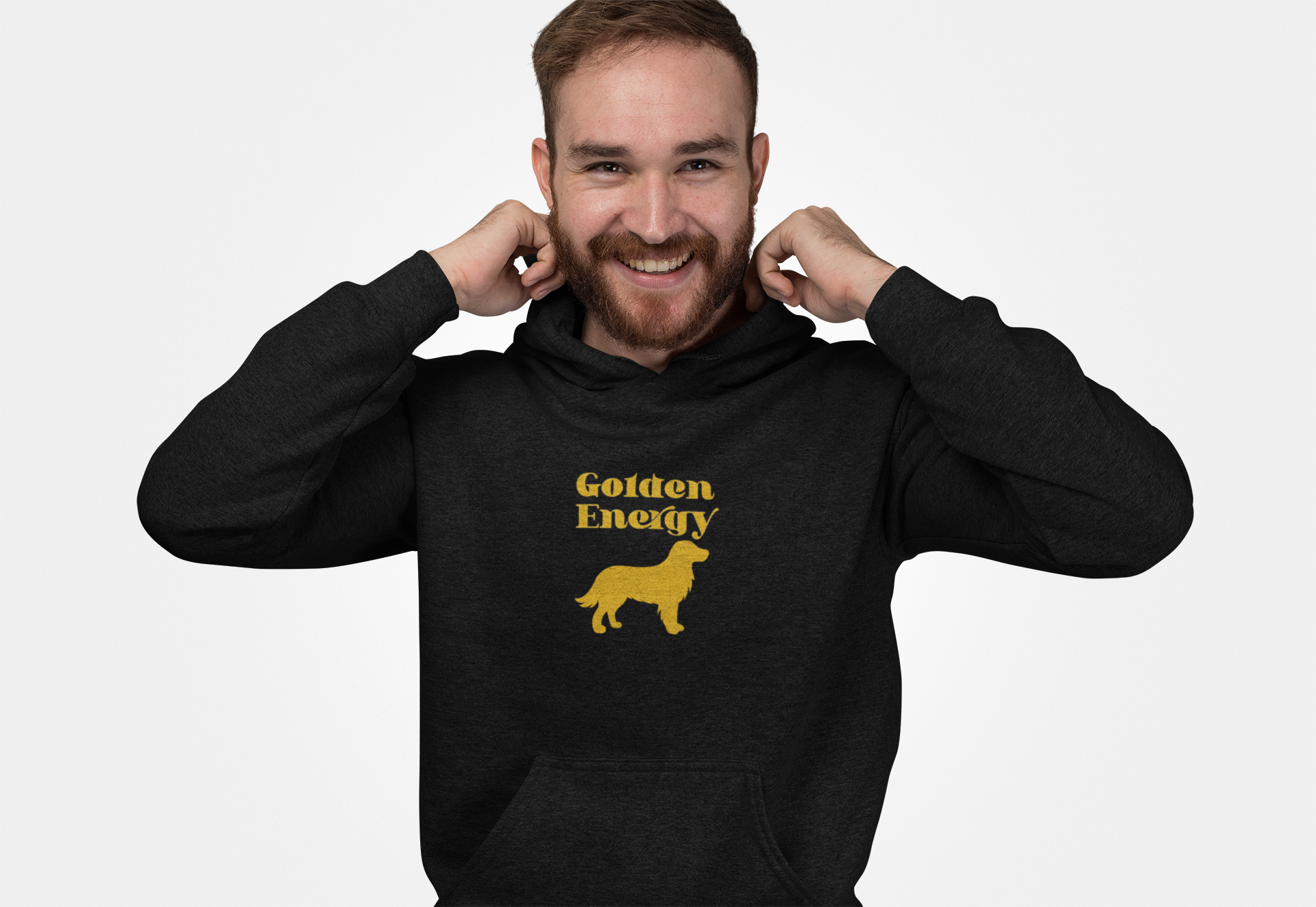 Golden Retriever Dog Lover Hoodie — Retro Pet Lover Sweatshirt