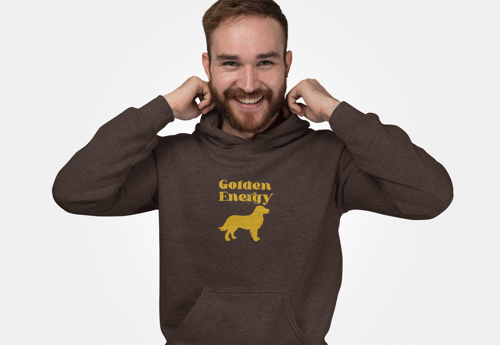 Golden Retriever Dog Lover Hoodie — Retro Pet Lover Sweatshirt