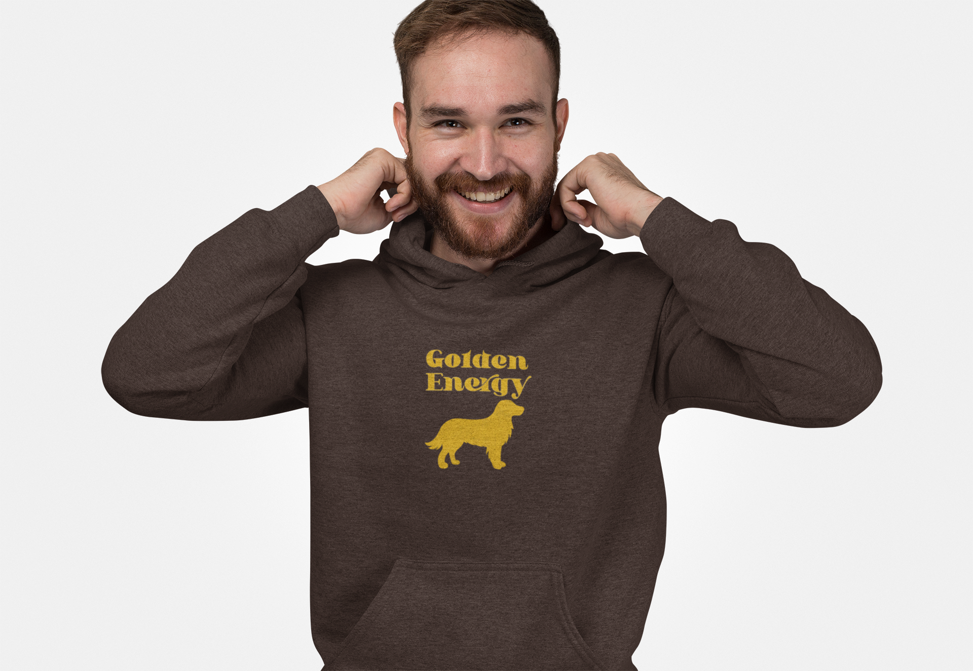 Golden Retriever Dog Lover Hoodie — Retro Pet Lover Sweatshirt