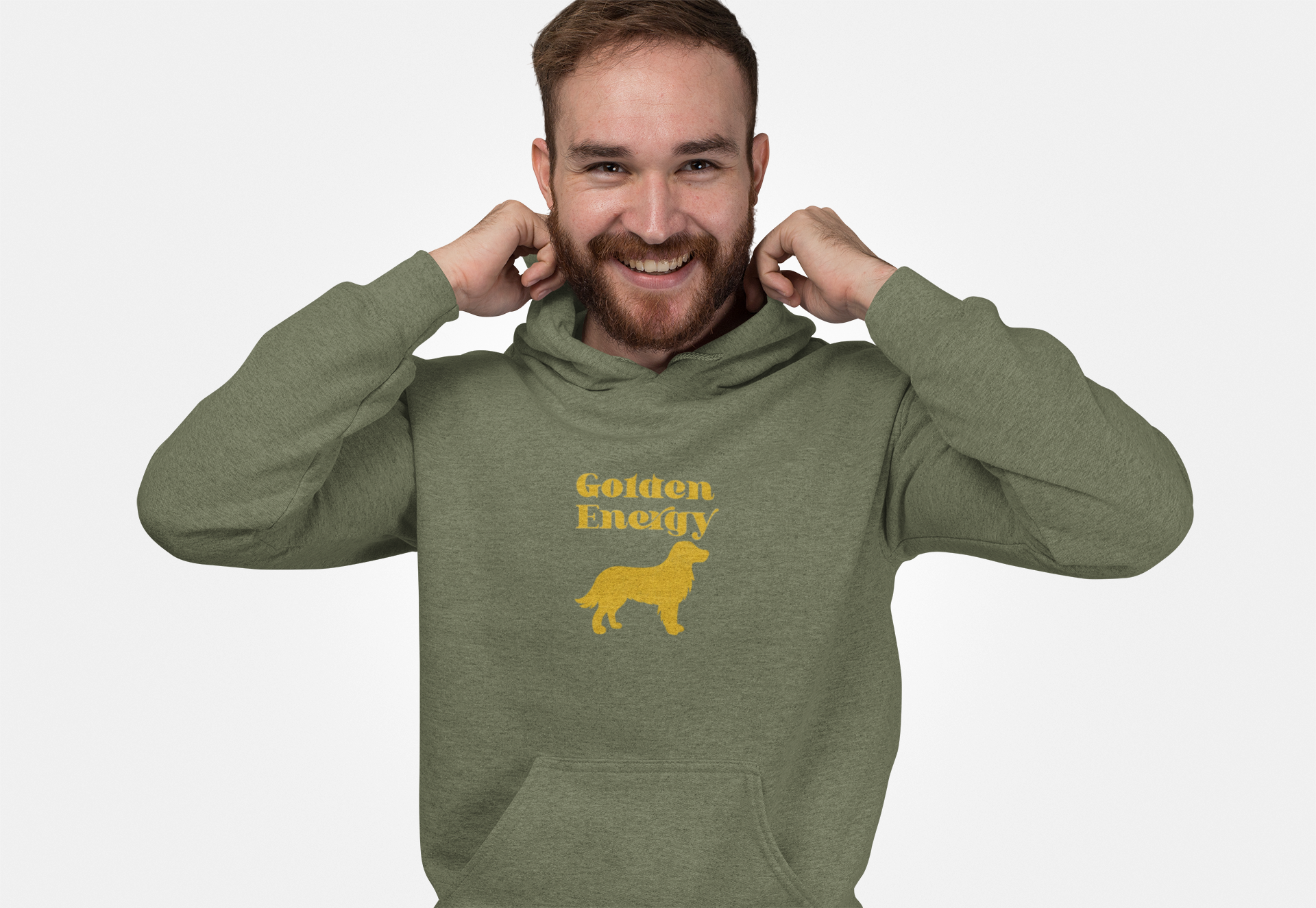 Golden Retriever Dog Lover Hoodie — Retro Pet Lover Sweatshirt