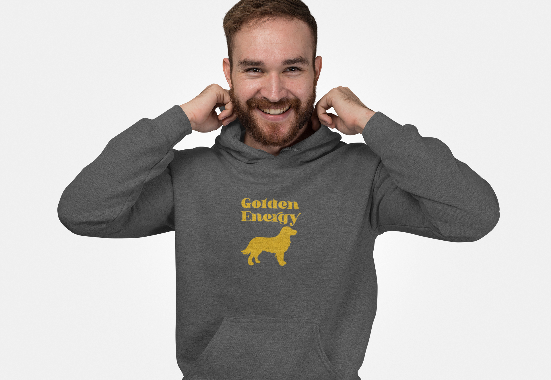 Golden Retriever Dog Lover Hoodie — Retro Pet Lover Sweatshirt