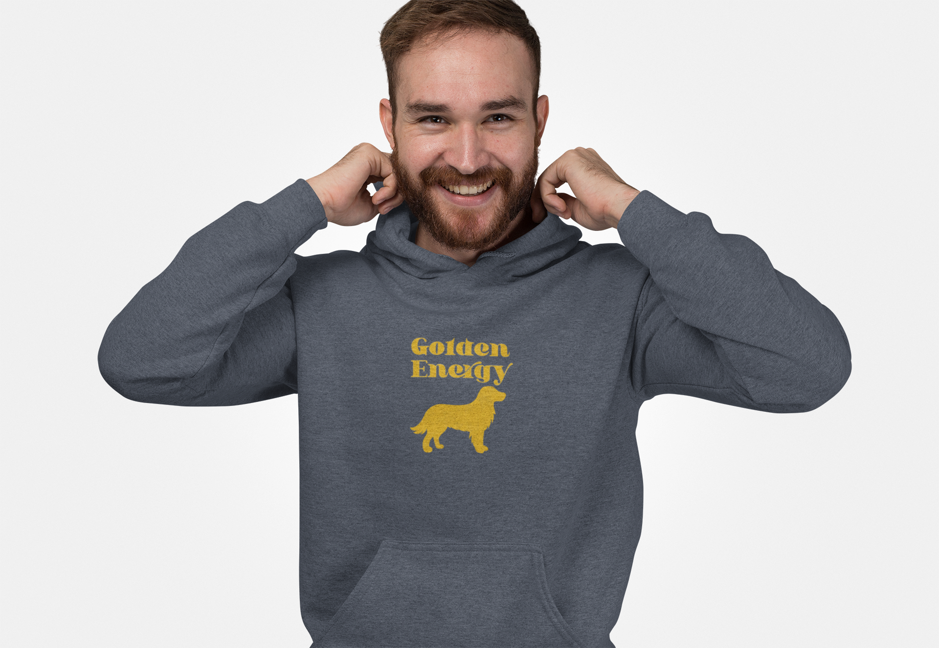 Golden Retriever Dog Lover Hoodie — Retro Pet Lover Sweatshirt