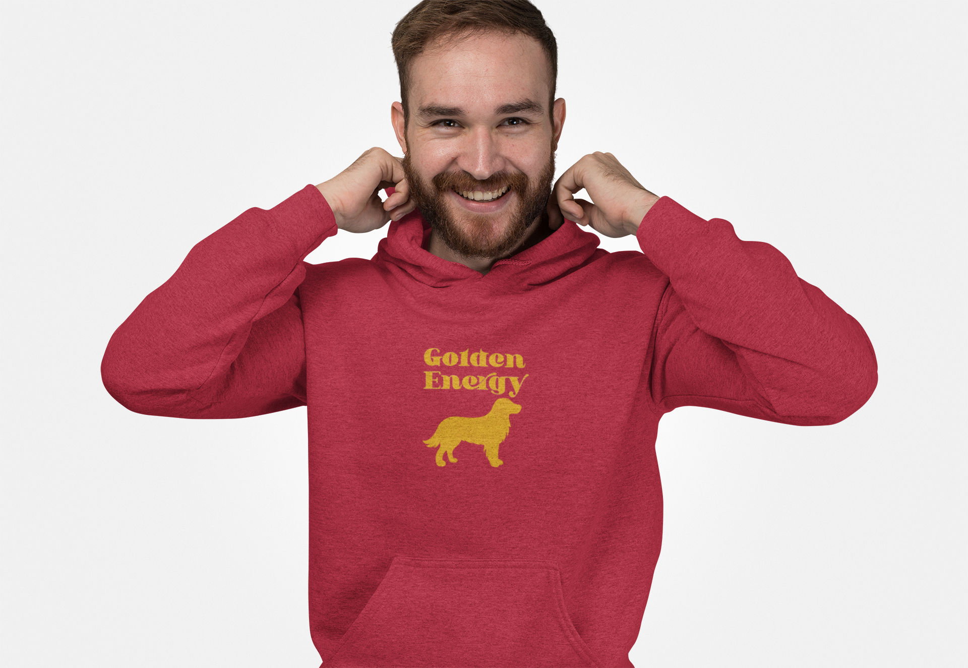 Golden Retriever Dog Lover Hoodie — Retro Pet Lover Sweatshirt