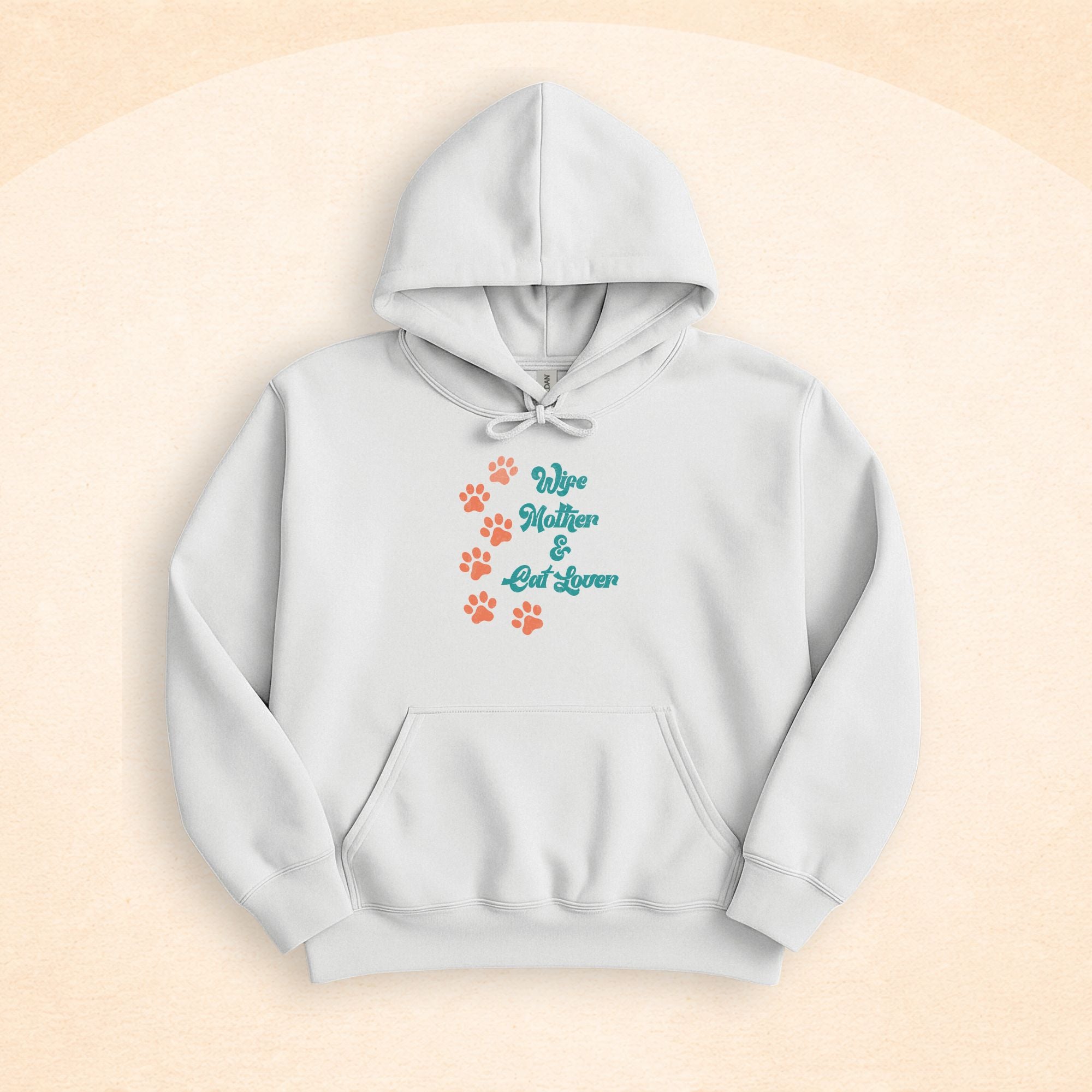 Wife, Mother, And Cat Lover Hoodie