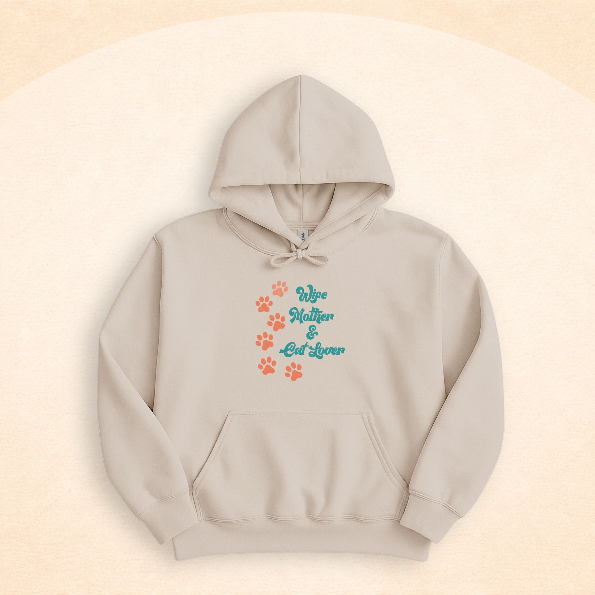 Wife, Mother, And Cat Lover Hoodie