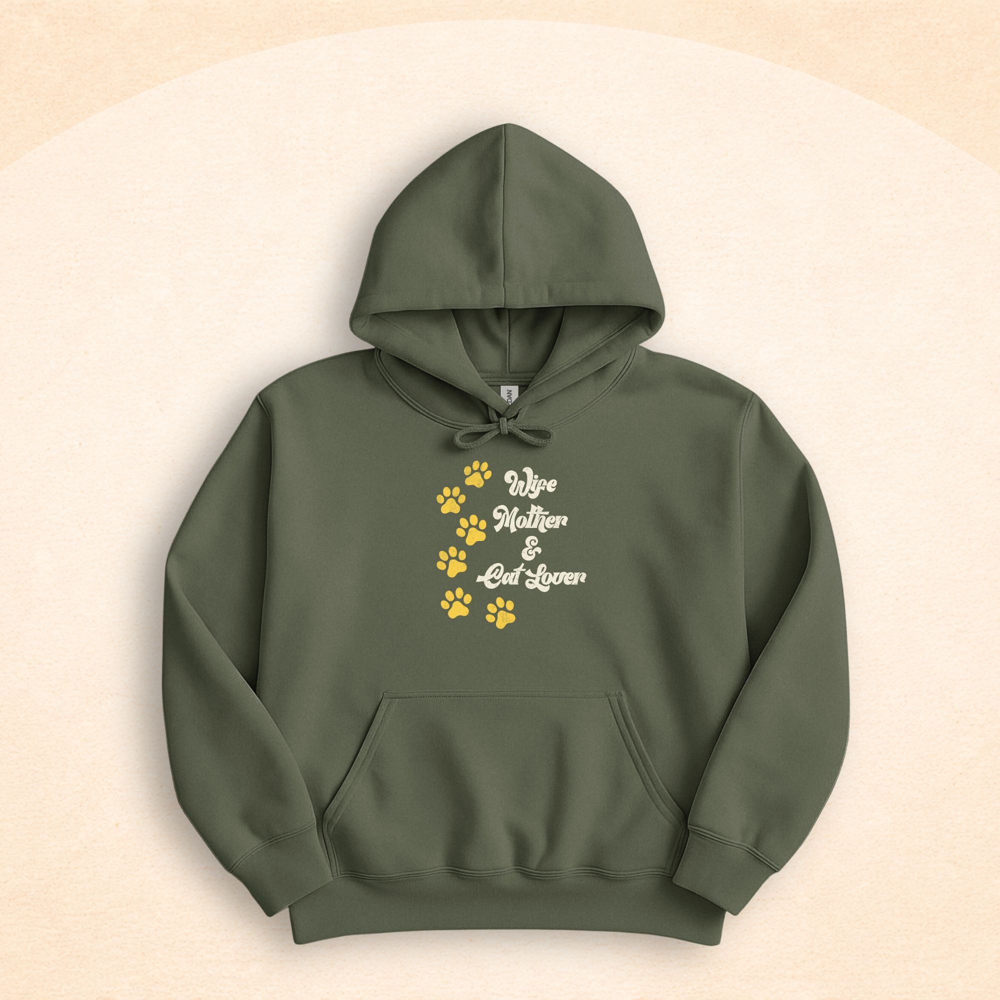 Wife, Mother, And Cat Lover Hoodie
