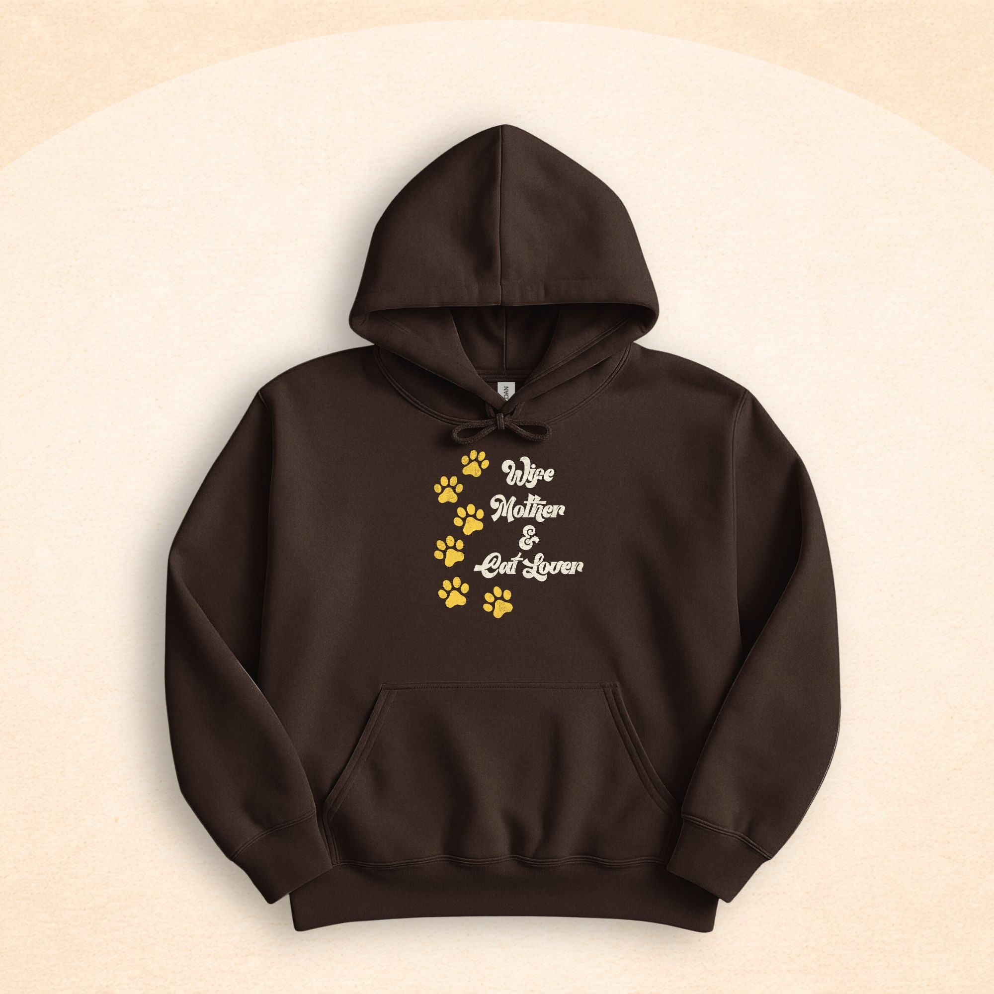 Wife, Mother, And Cat Lover Hoodie
