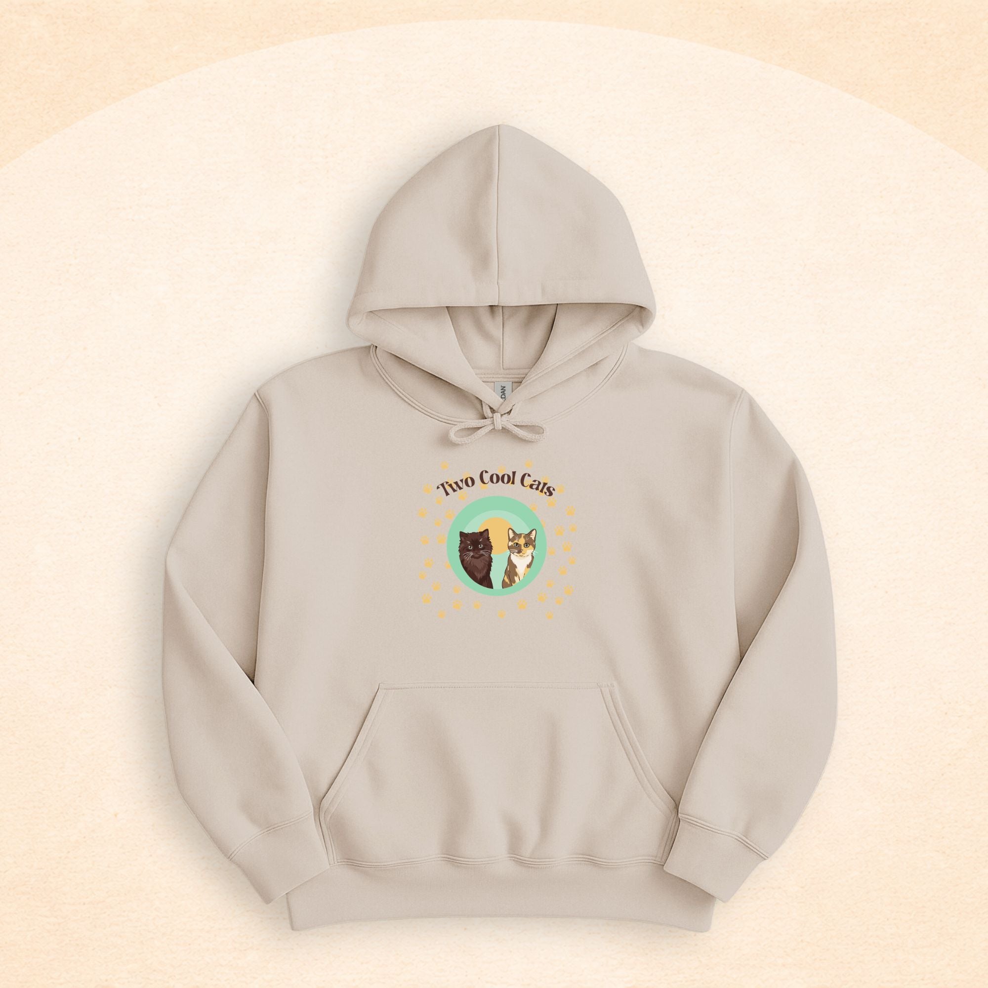 Two Cool Cats Hoodie