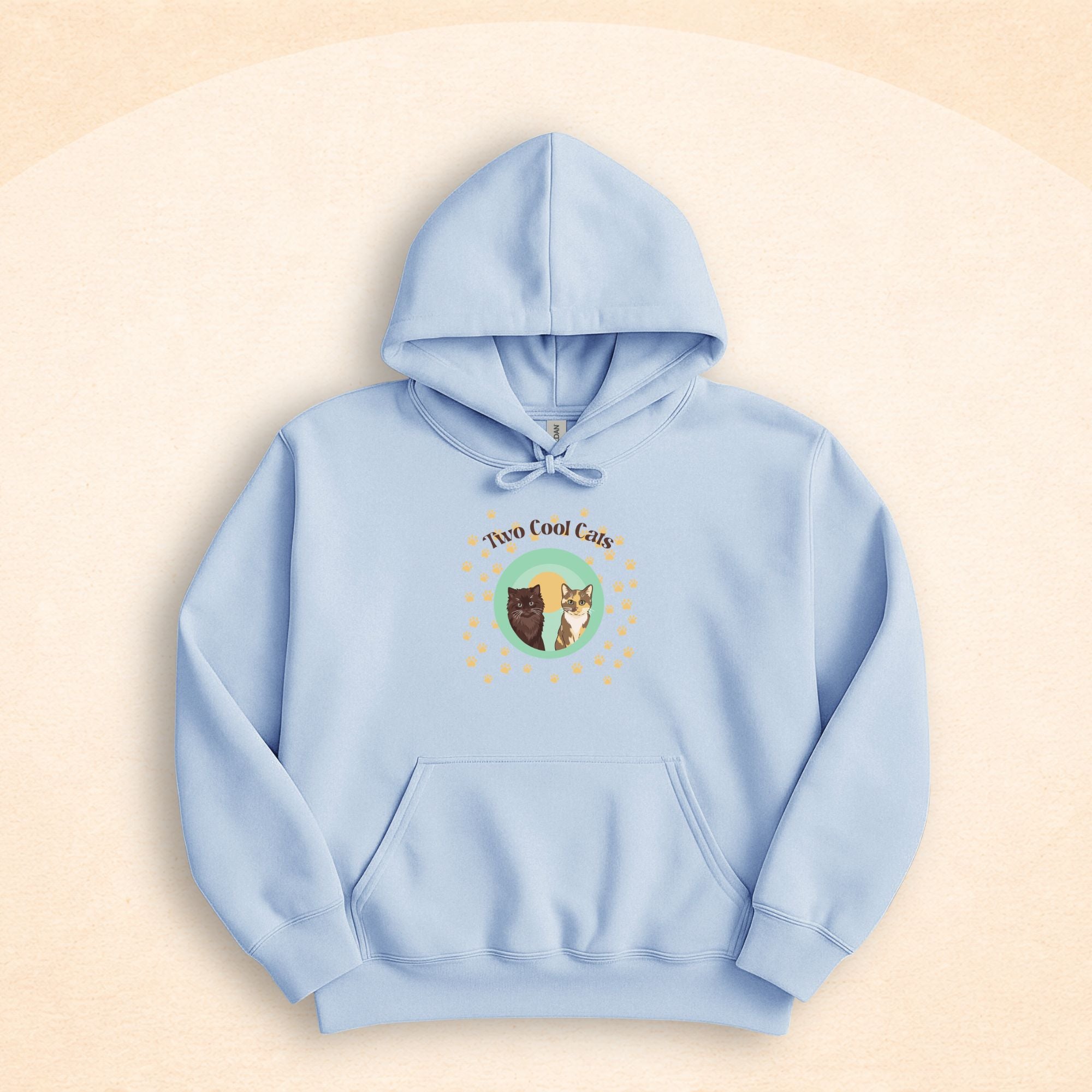 Two Cool Cats Hoodie