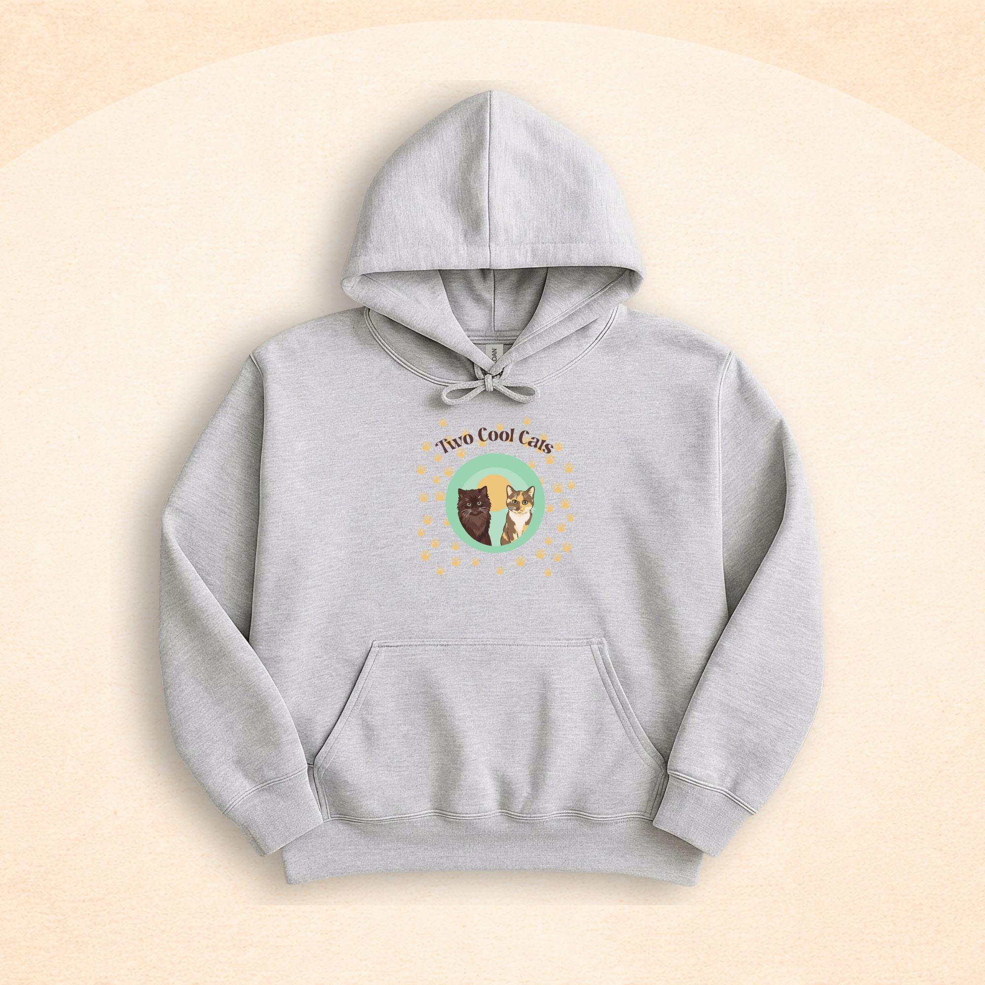 Two Cool Cats Hoodie