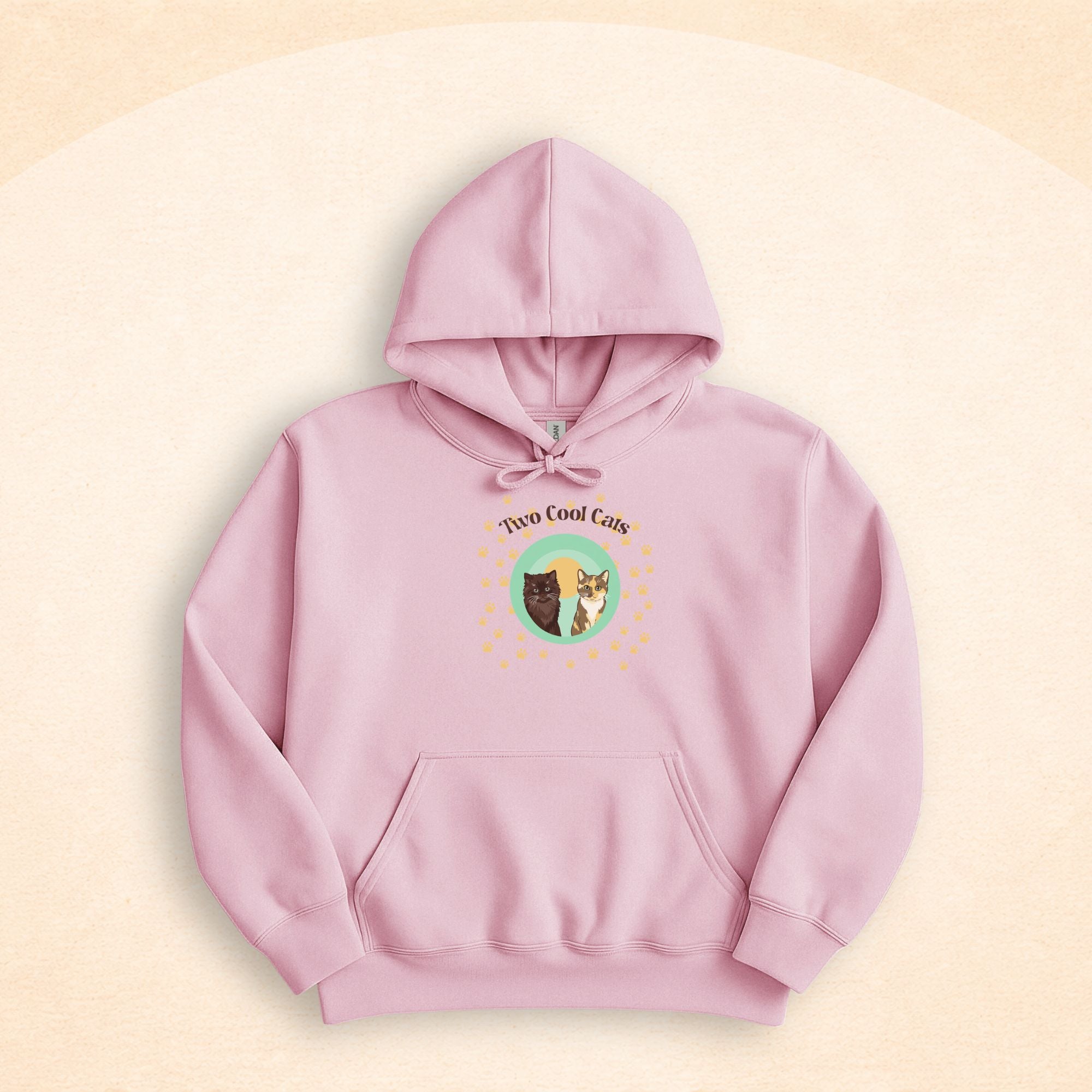 Two Cool Cats Hoodie