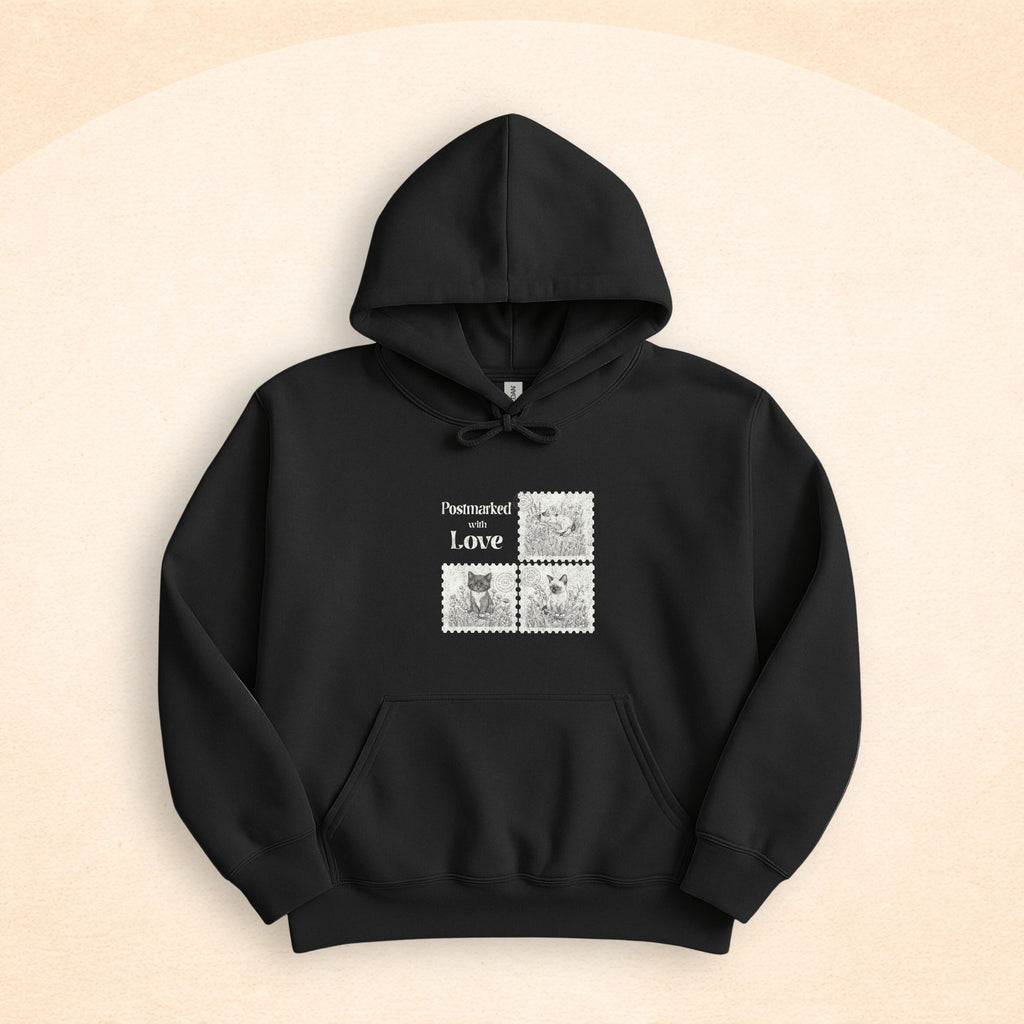 Postmarked With Love Cat Hoodie