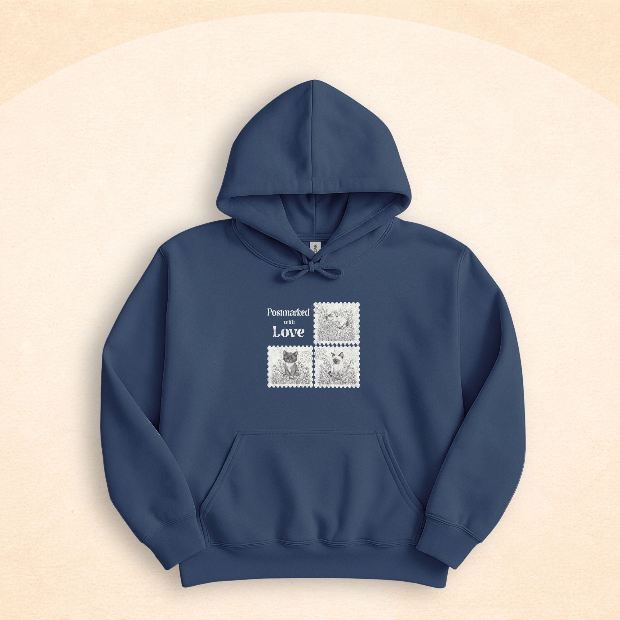 Postmarked With Love Cat Hoodie