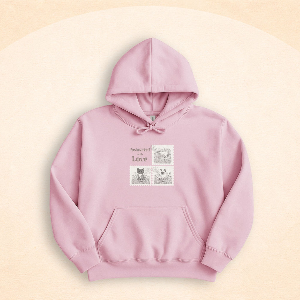 Postmarked With Love Cat Hoodie