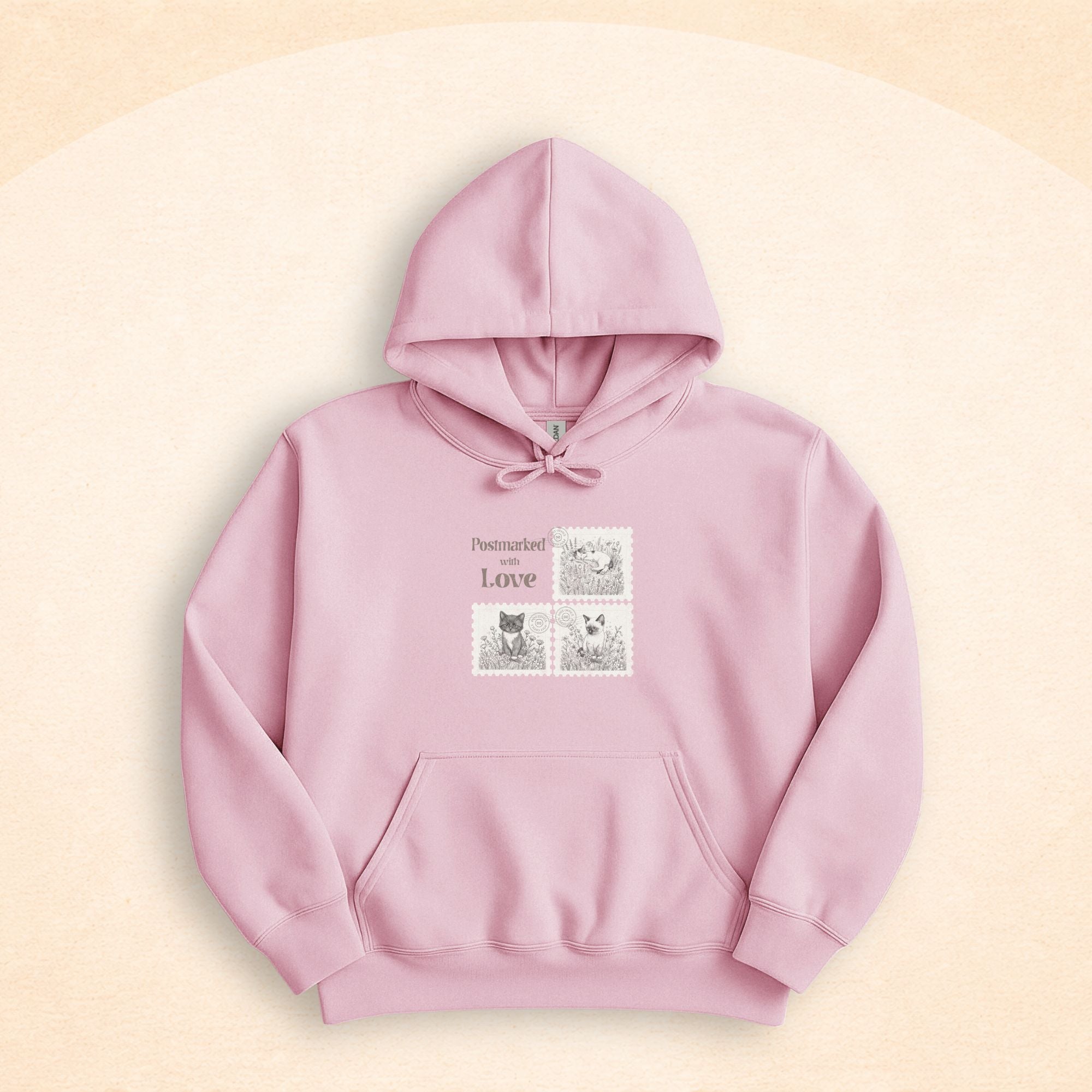 Postmarked With Love Cat Hoodie