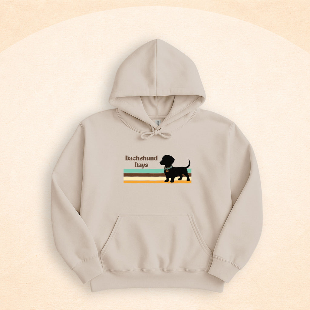 Retro Dachshund Dog Lover Hoodie