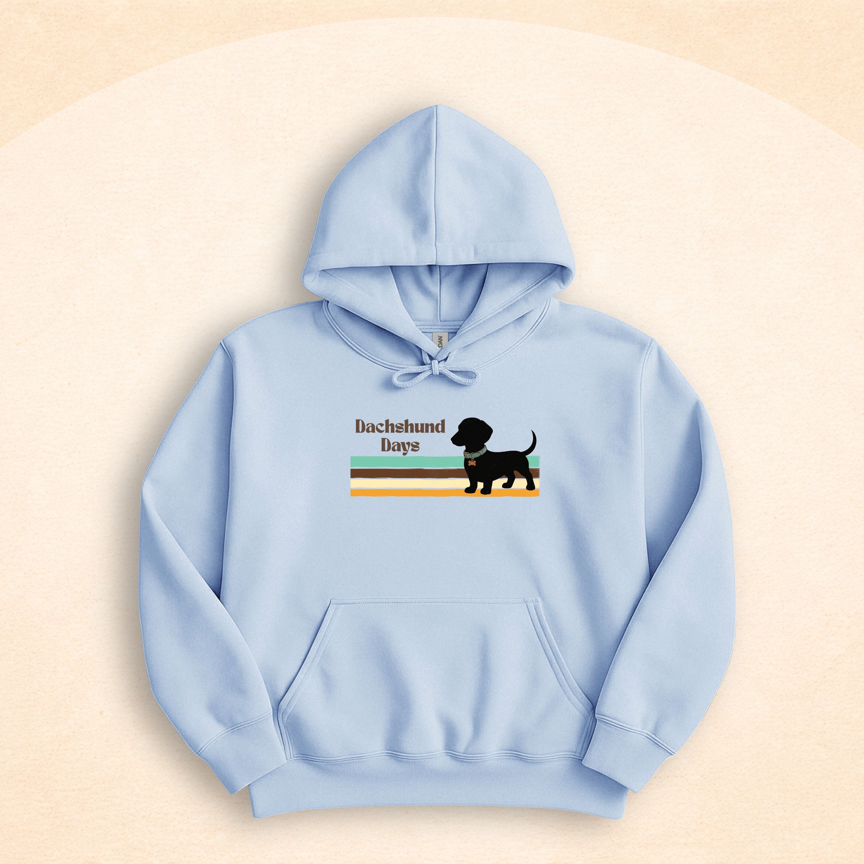 Retro Dachshund Dog Lover Hoodie