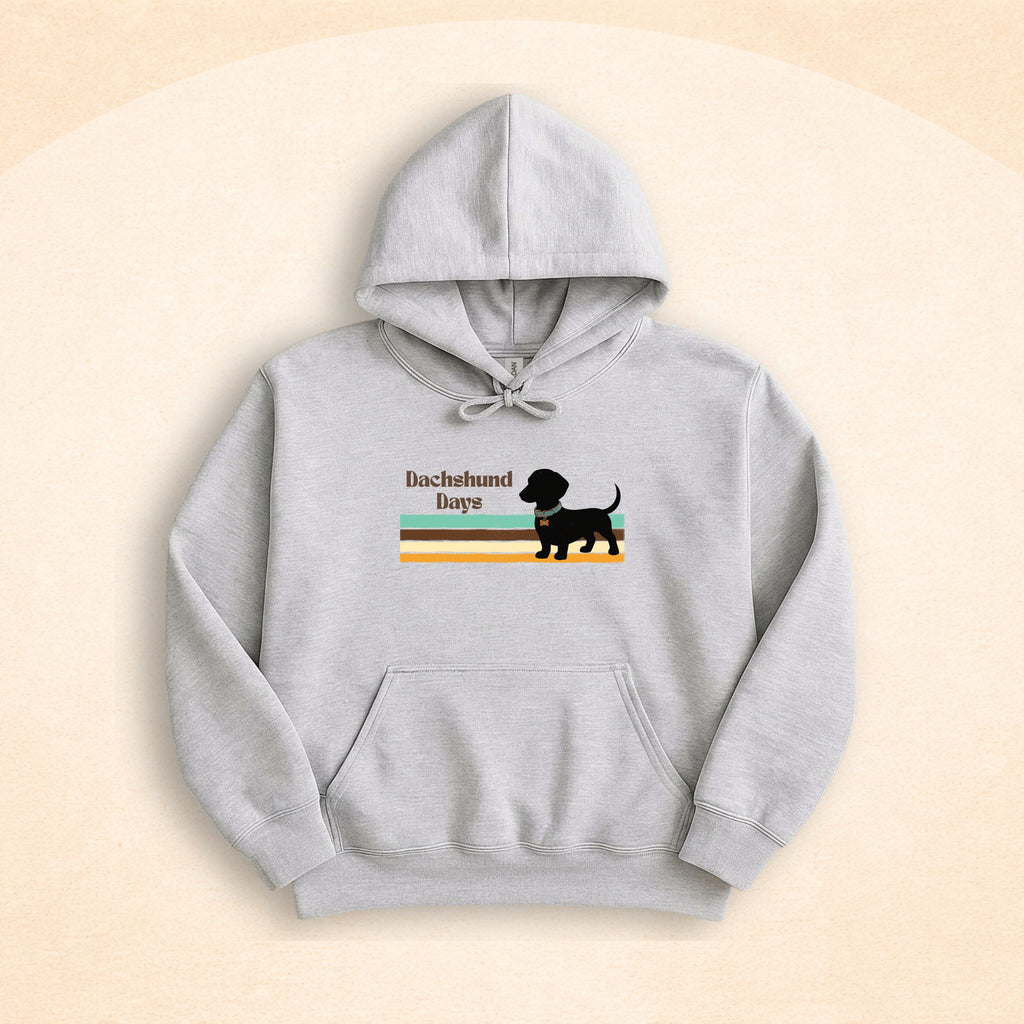 Retro Dachshund Dog Lover Hoodie
