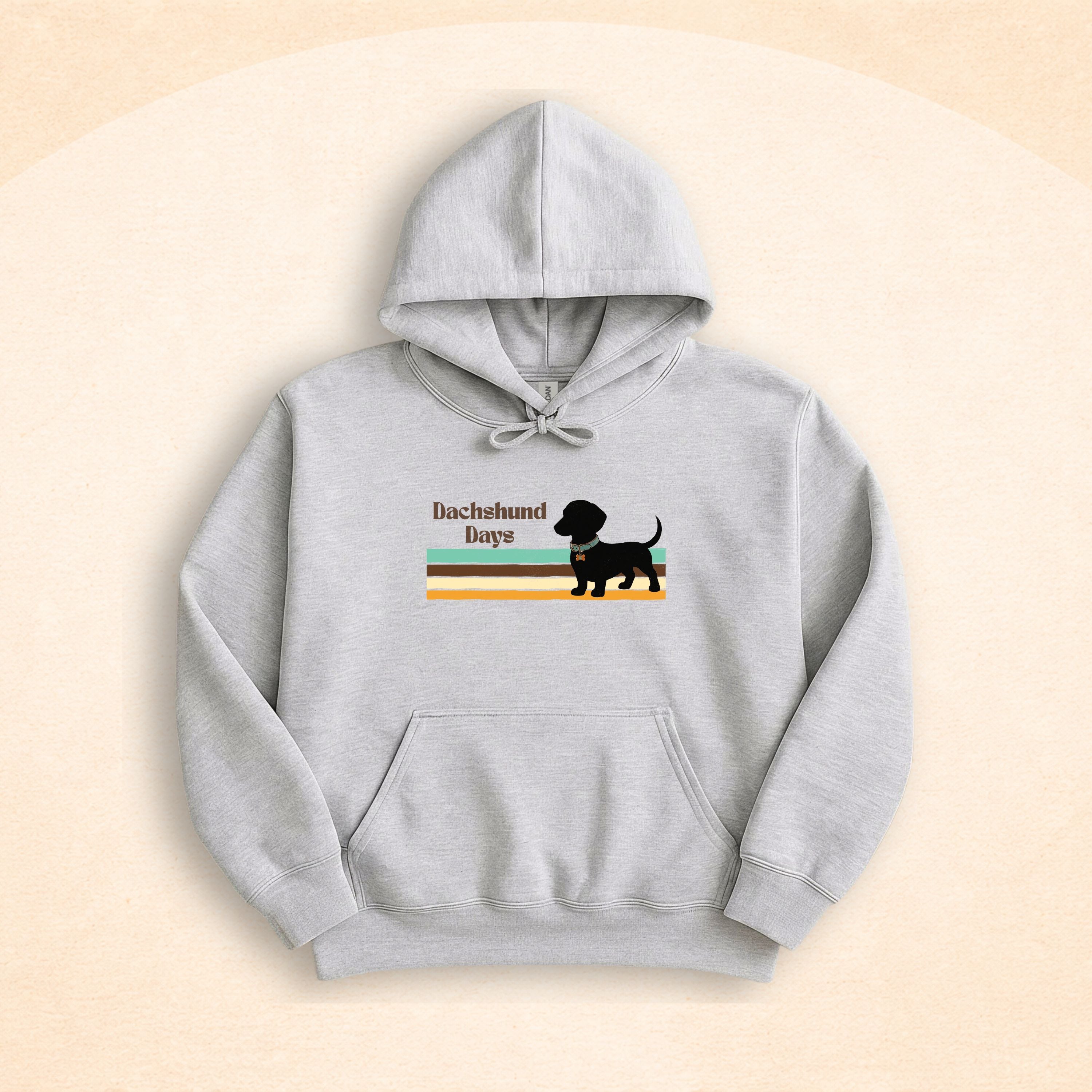 Retro Dachshund Dog Lover Hoodie