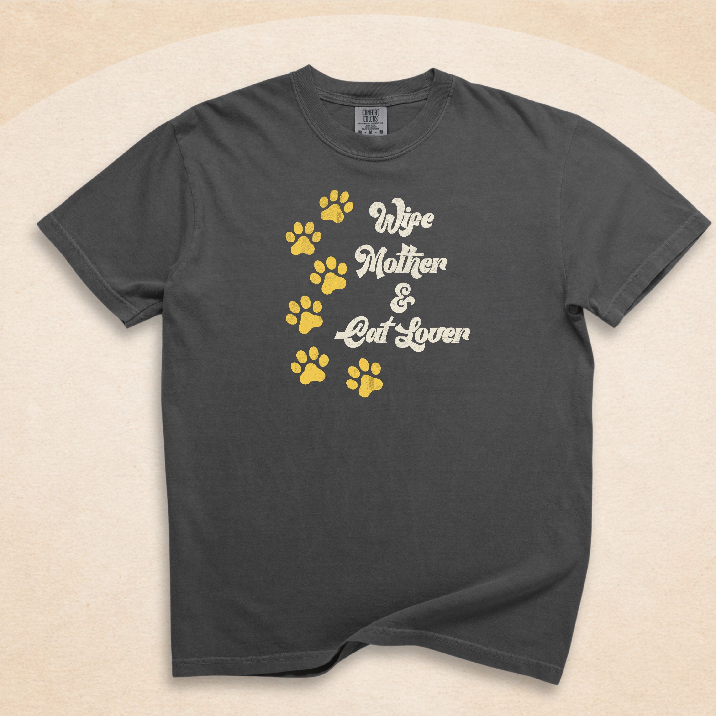 Wife, Mother & Cat Lover T-Shirt