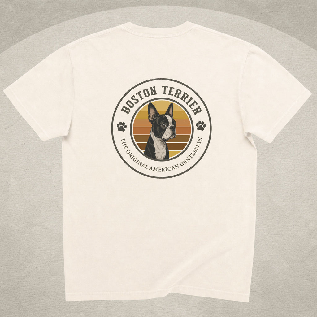 Boston Terrier Badge Tee