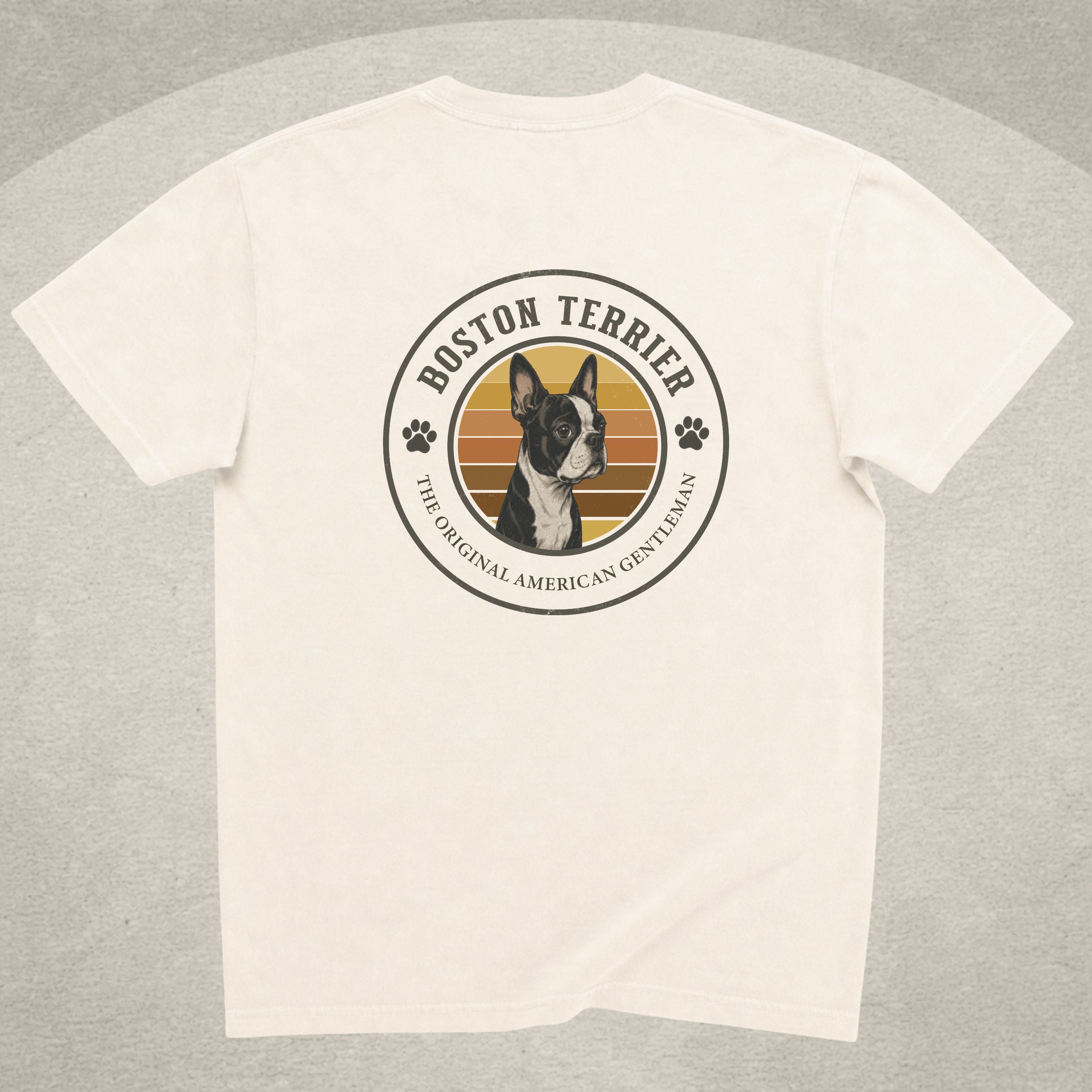 Boston Terrier Badge Tee