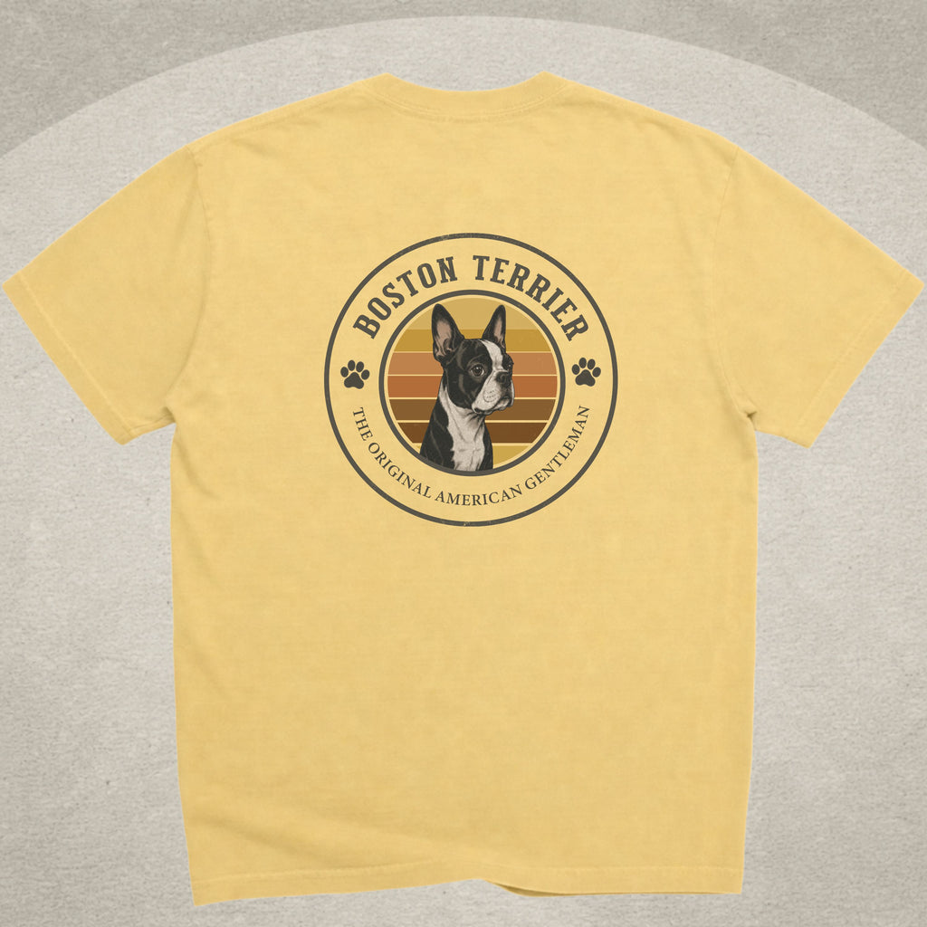 Boston Terrier Badge Tee