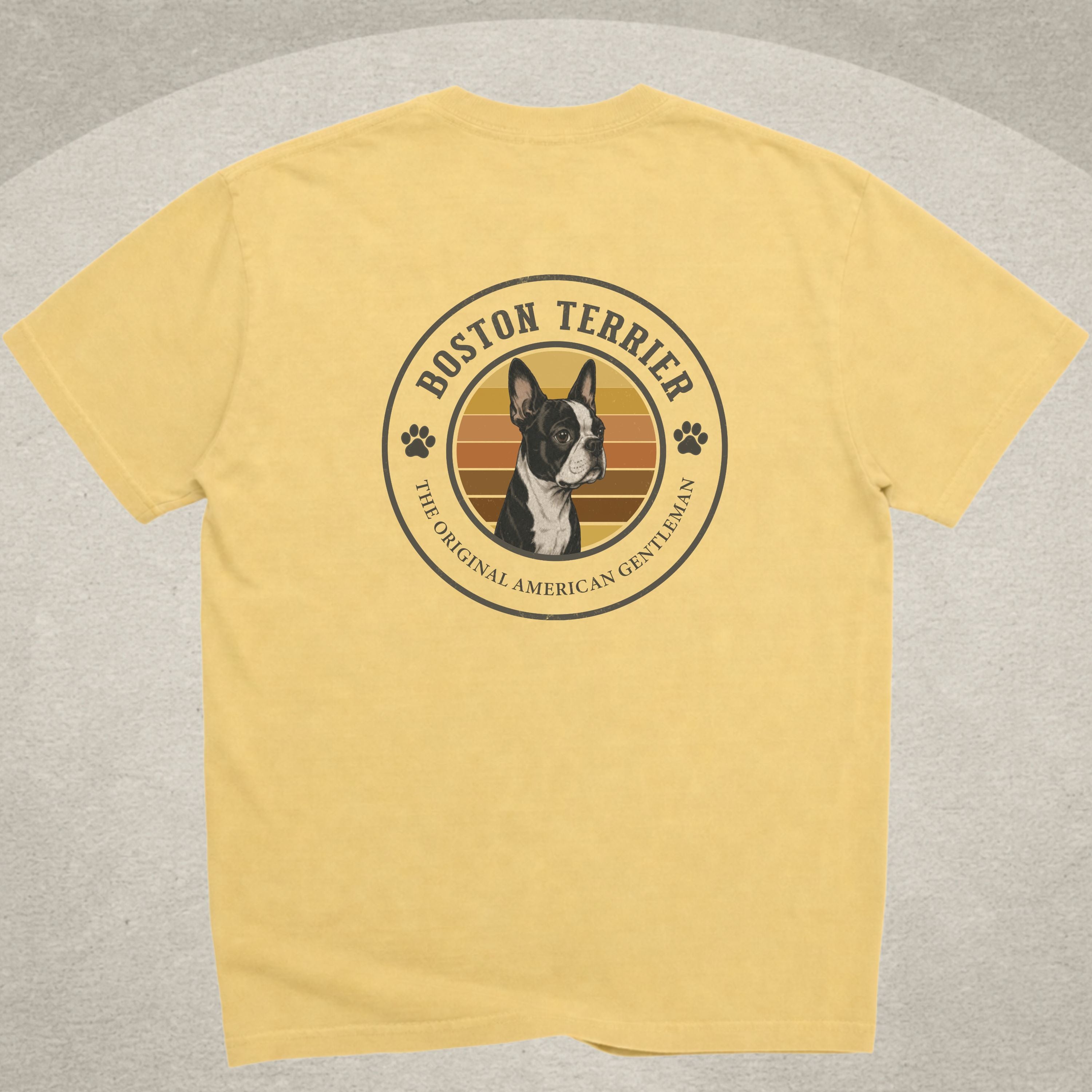 Boston Terrier Badge Tee