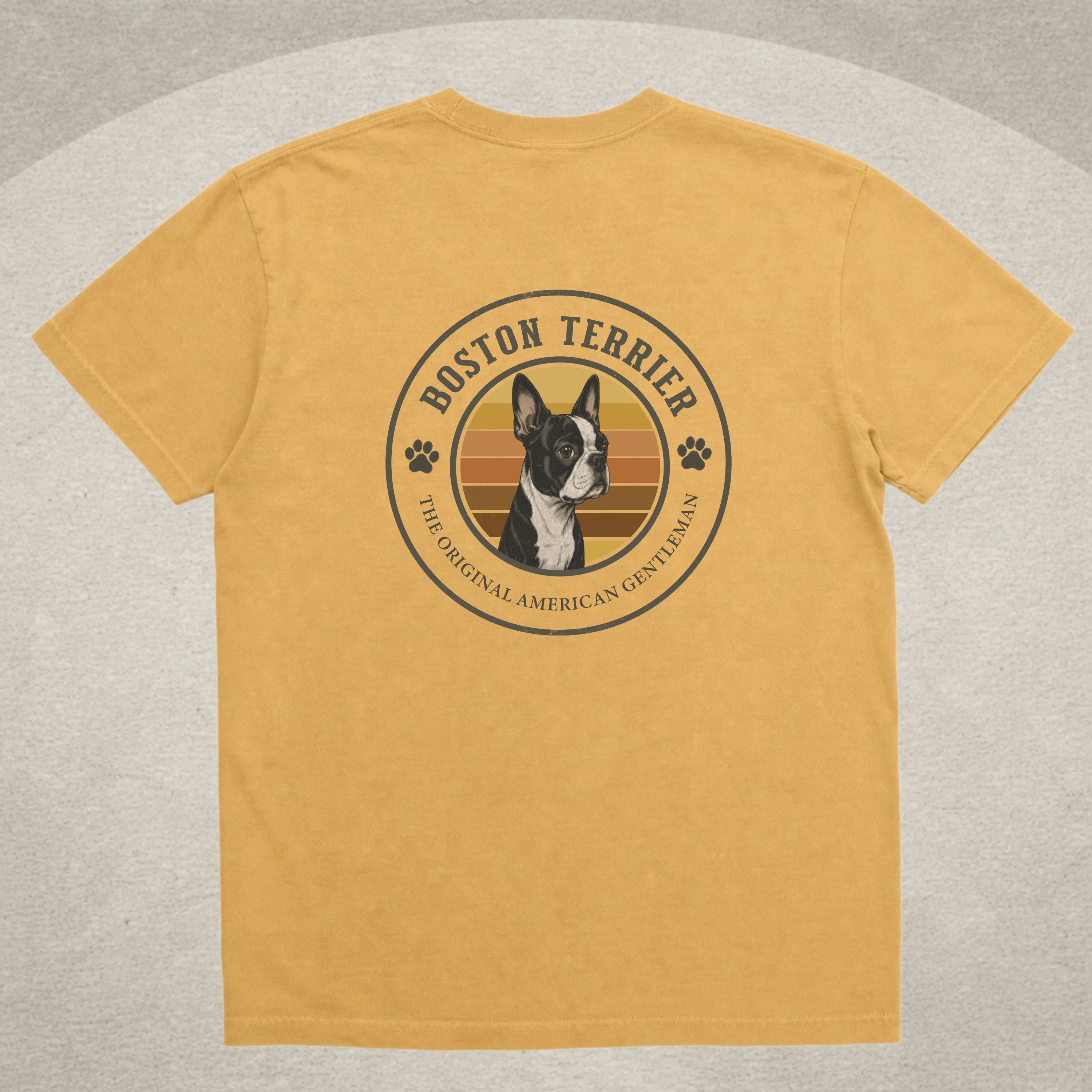 Boston Terrier Badge Tee