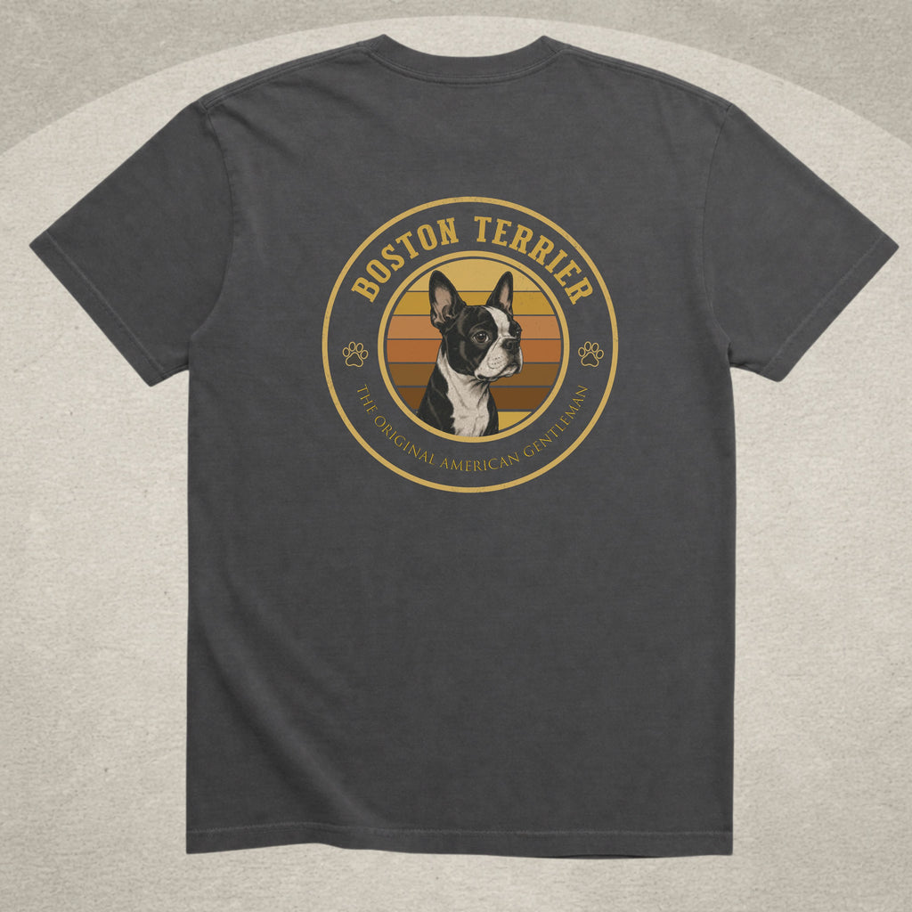 Boston Terrier Badge Tee
