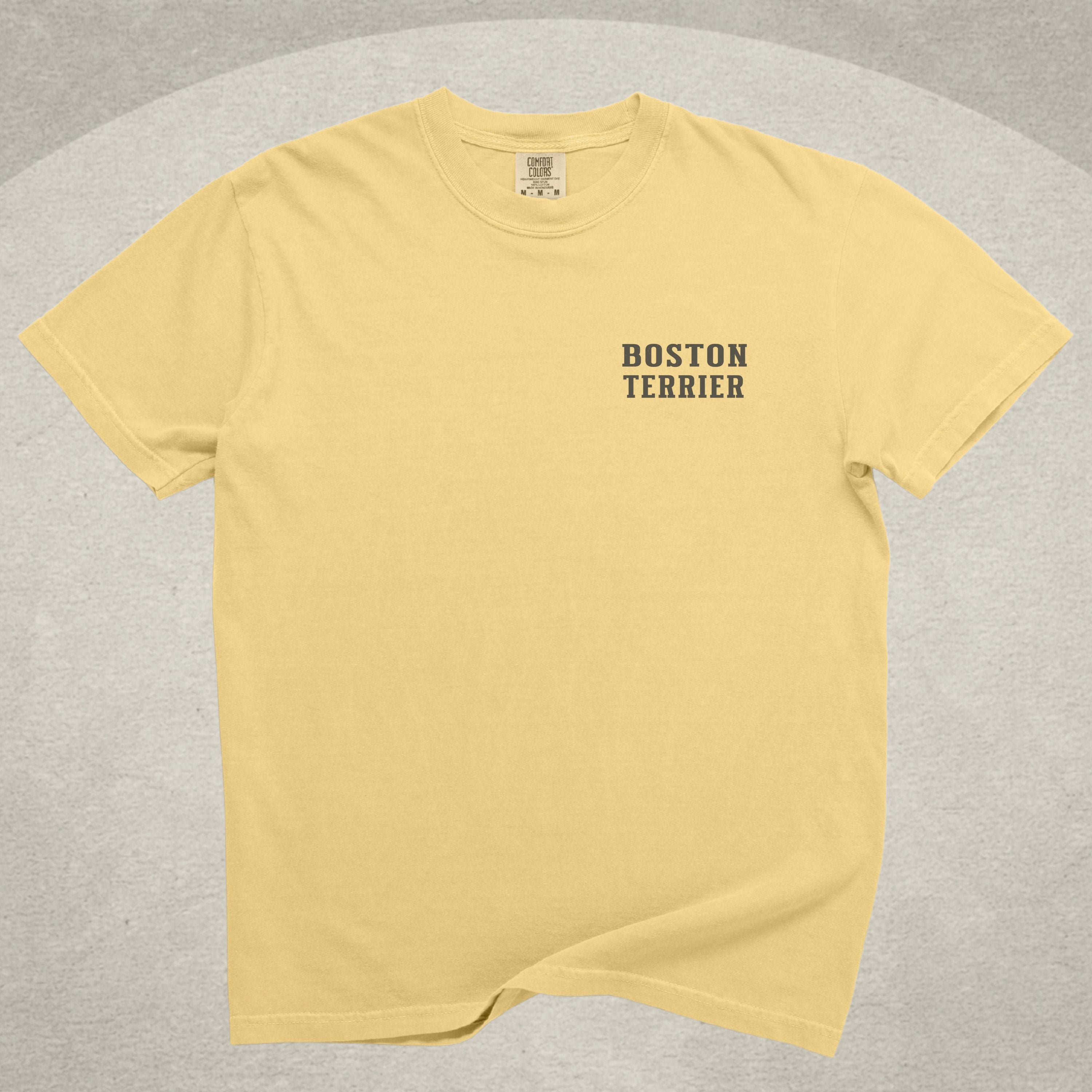 Boston Terrier Badge Tee