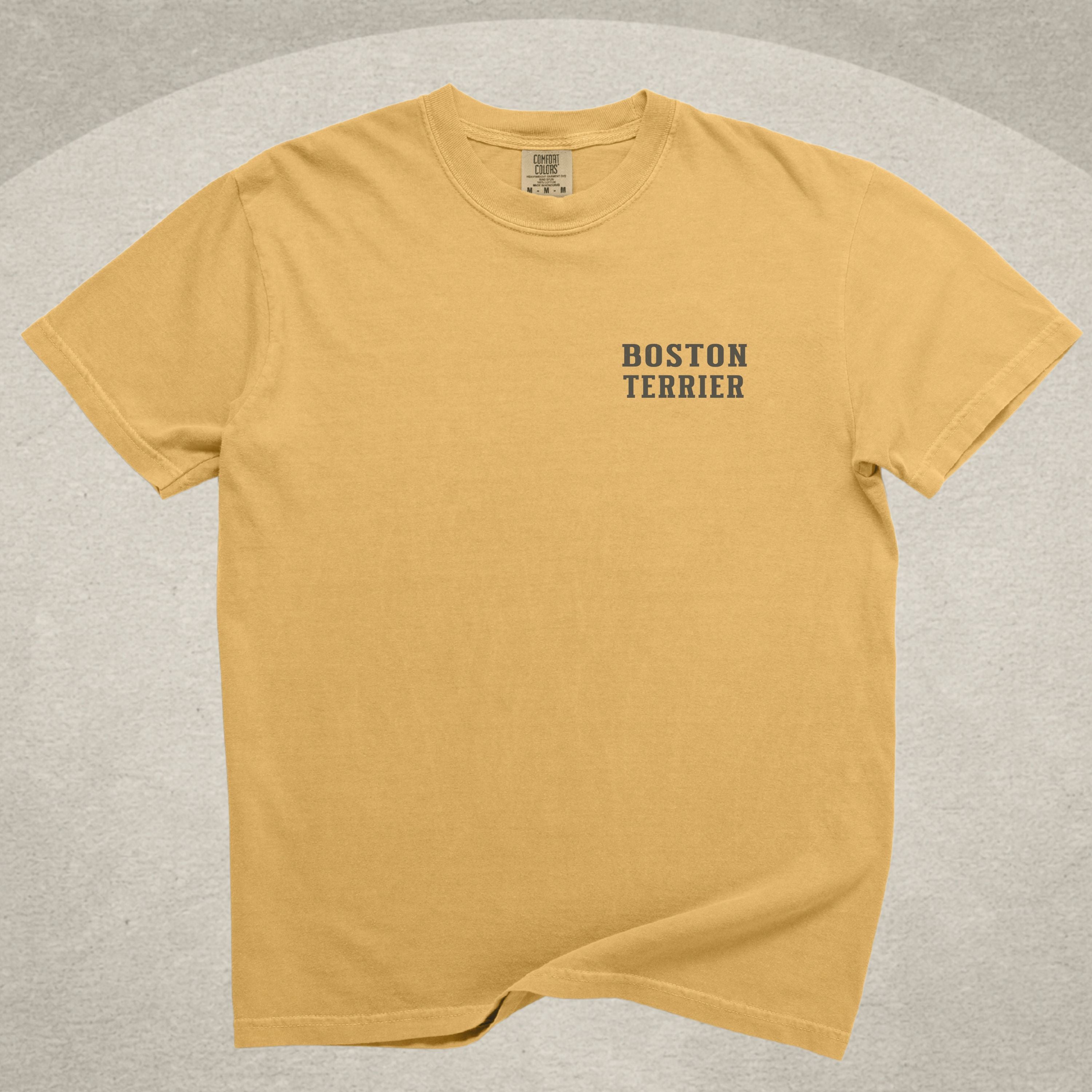 Boston Terrier Badge Tee