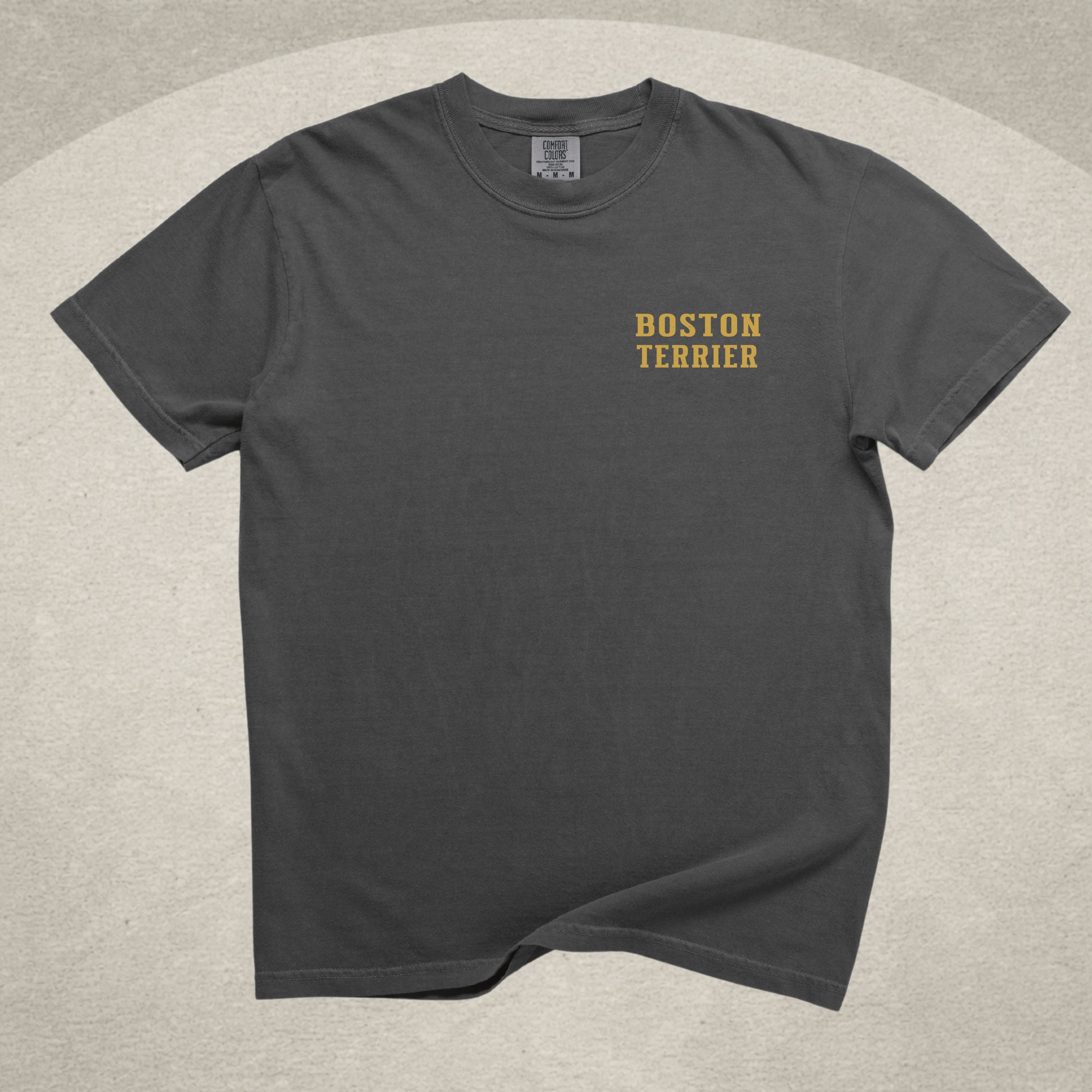 Boston Terrier Badge Tee
