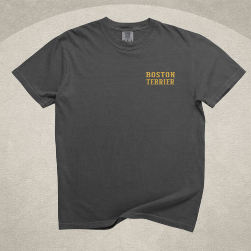 Boston Terrier Badge Tee