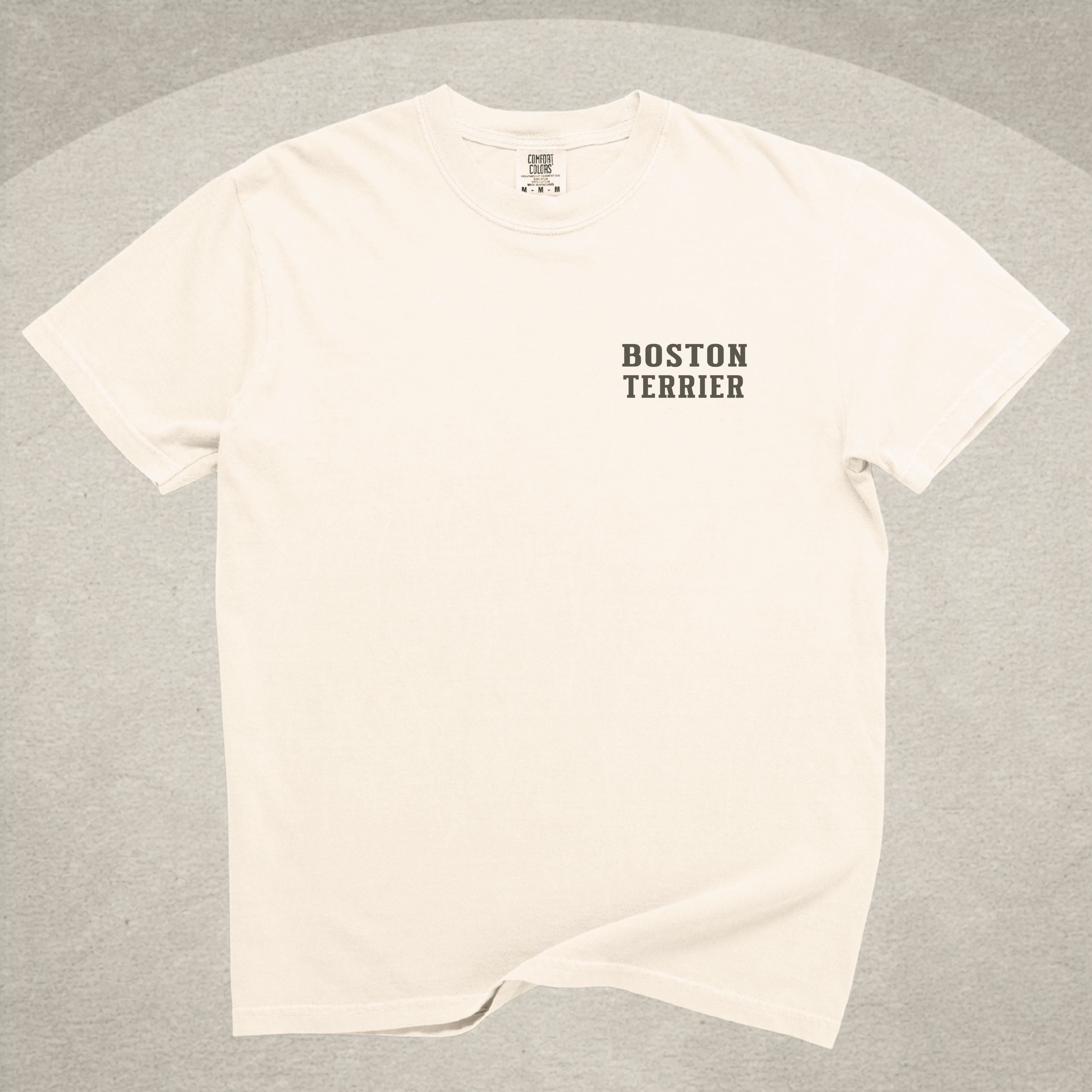 Boston Terrier Badge Tee