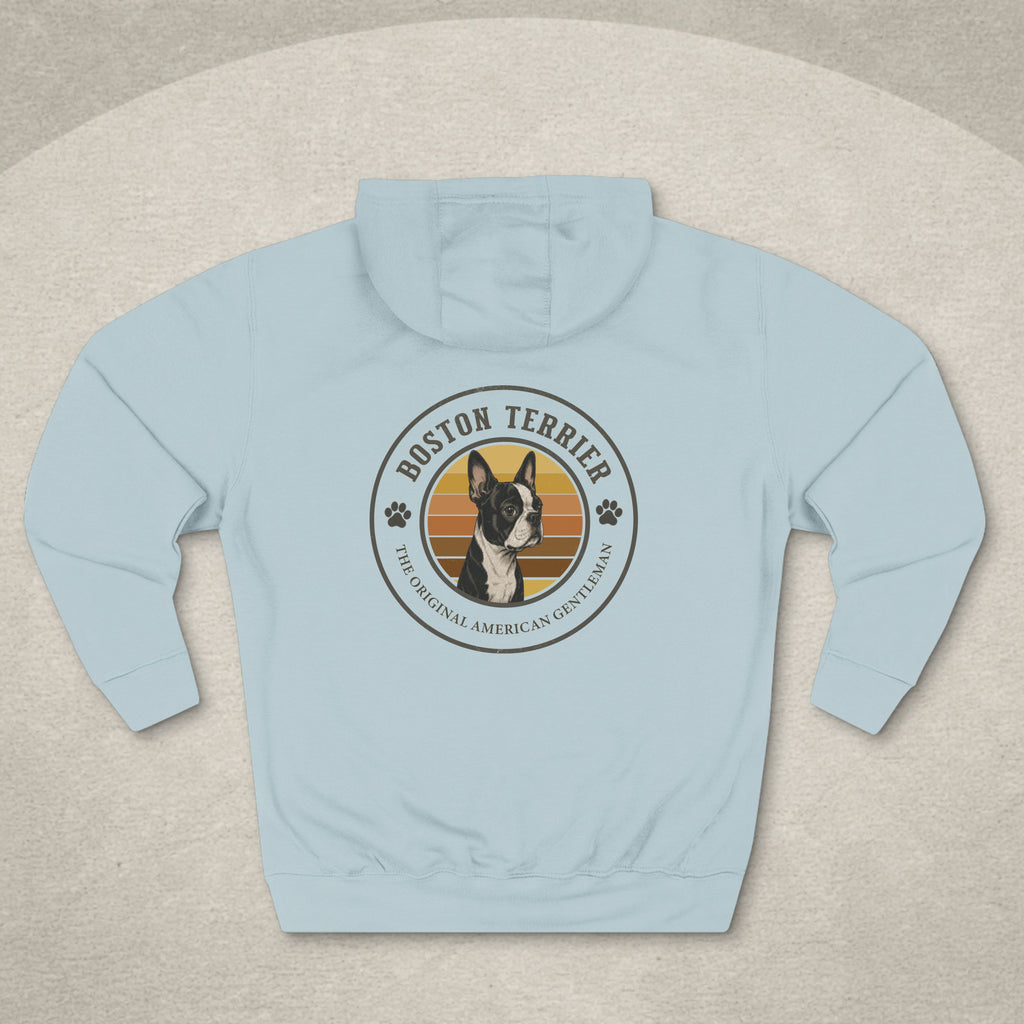 Boston Terrier Badge Hoodie