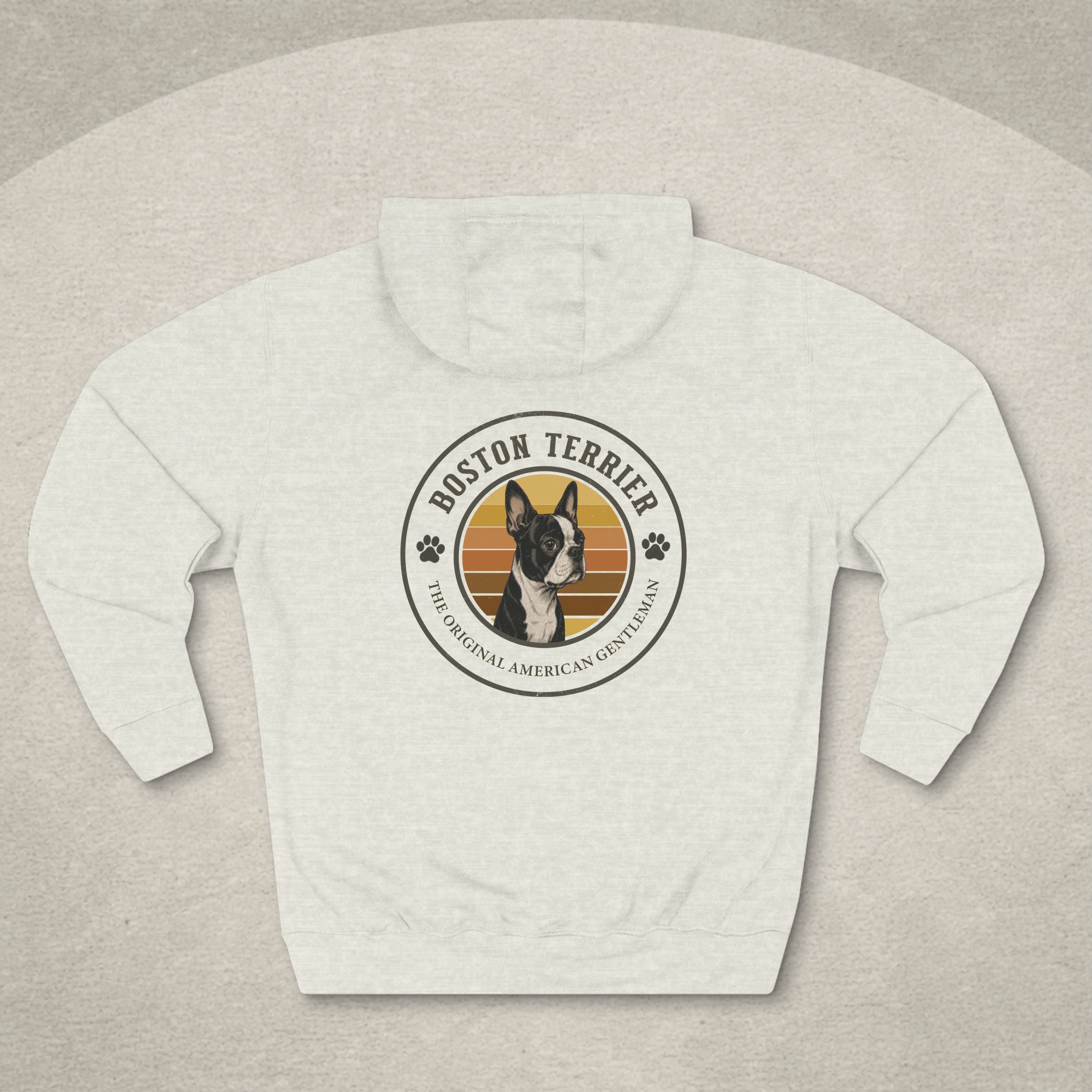 Boston Terrier Badge Hoodie