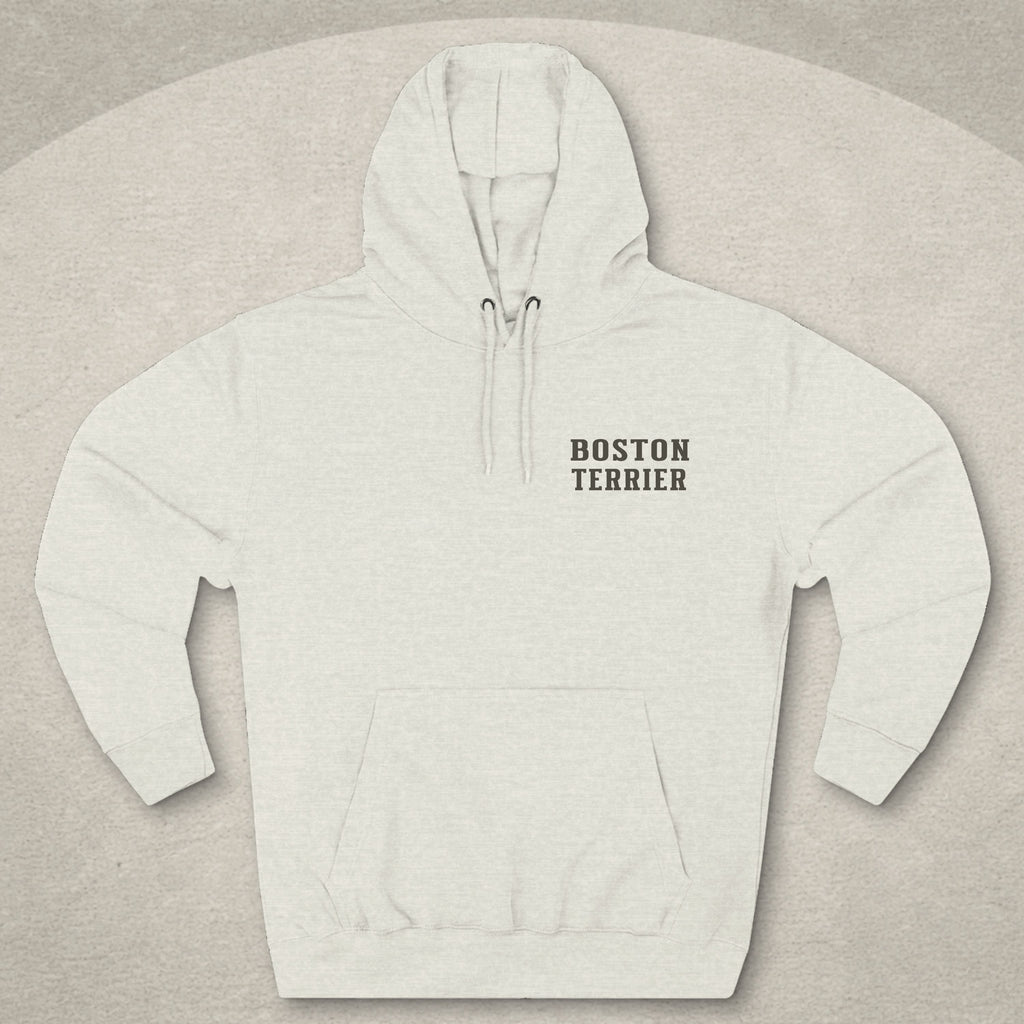 Boston Terrier Badge Hoodie