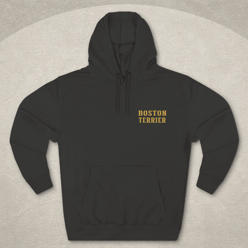 Boston Terrier Badge Hoodie