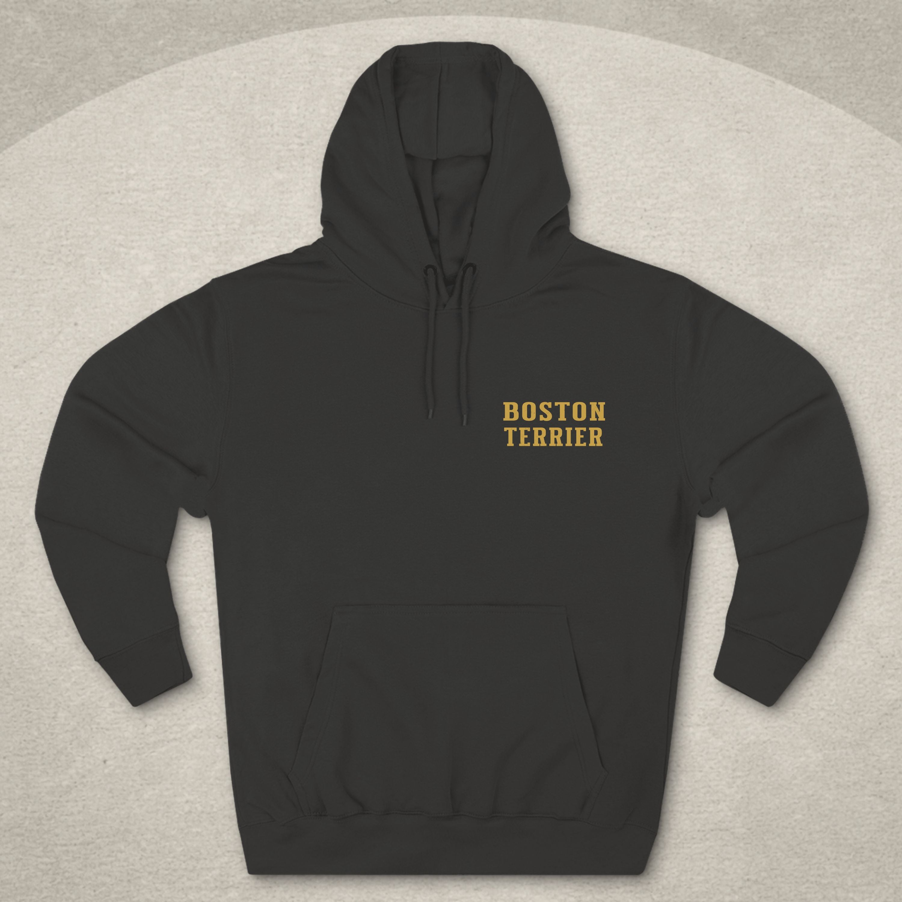Boston Terrier Badge Hoodie