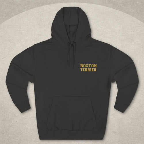 Boston Terrier Badge Hoodie